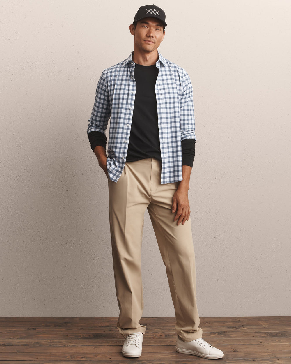 Shadow Blue Plaid - Back