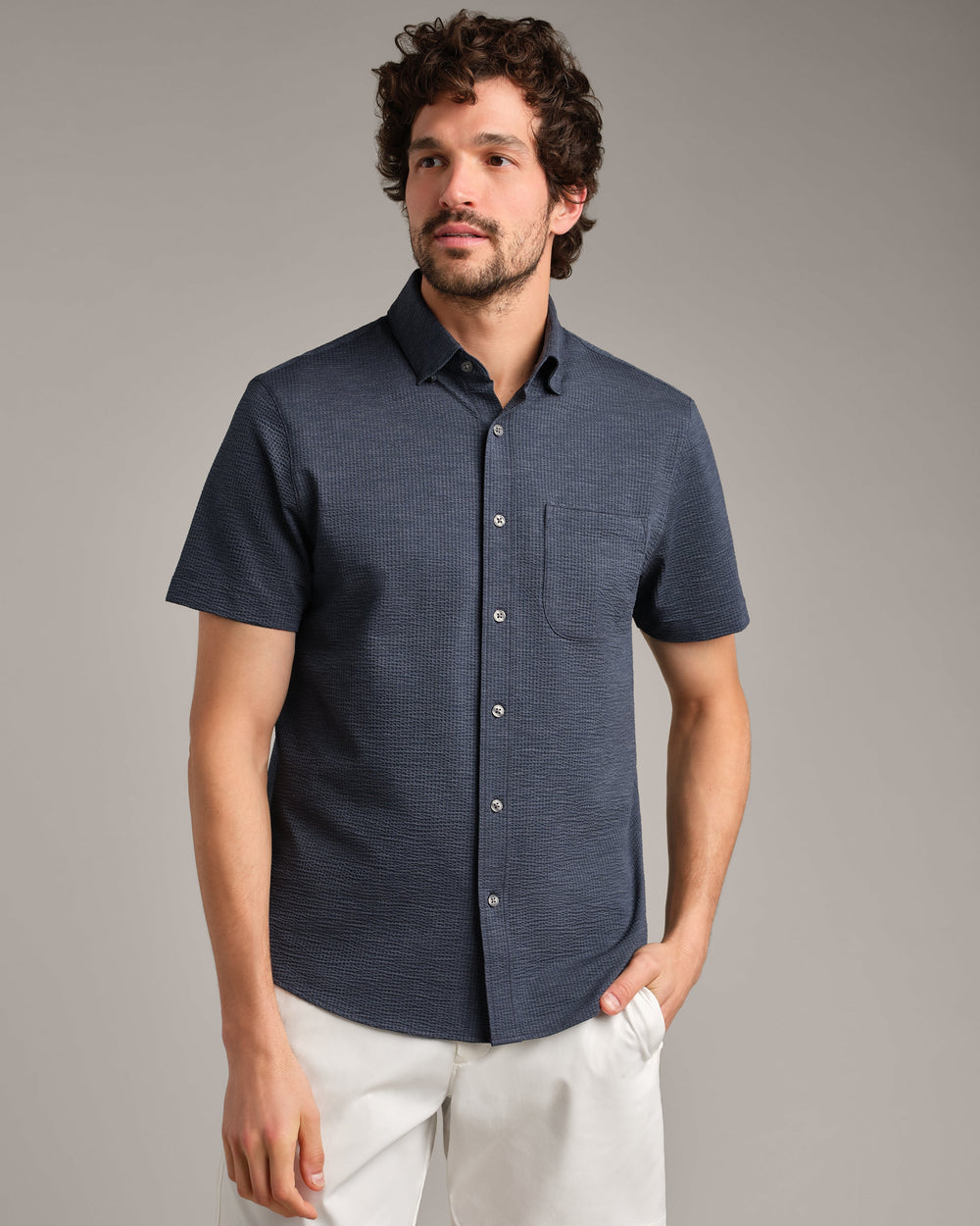 Navy Chambray - Front