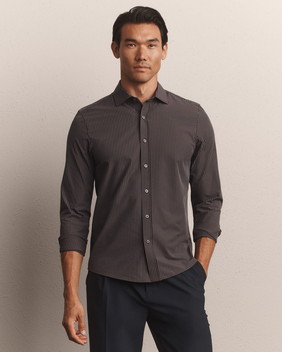 Dark Espresso Stripe - Front