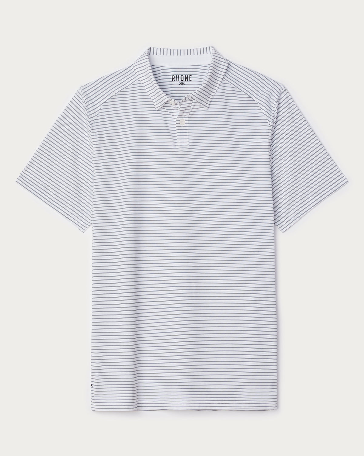 White/Green Double Stripe