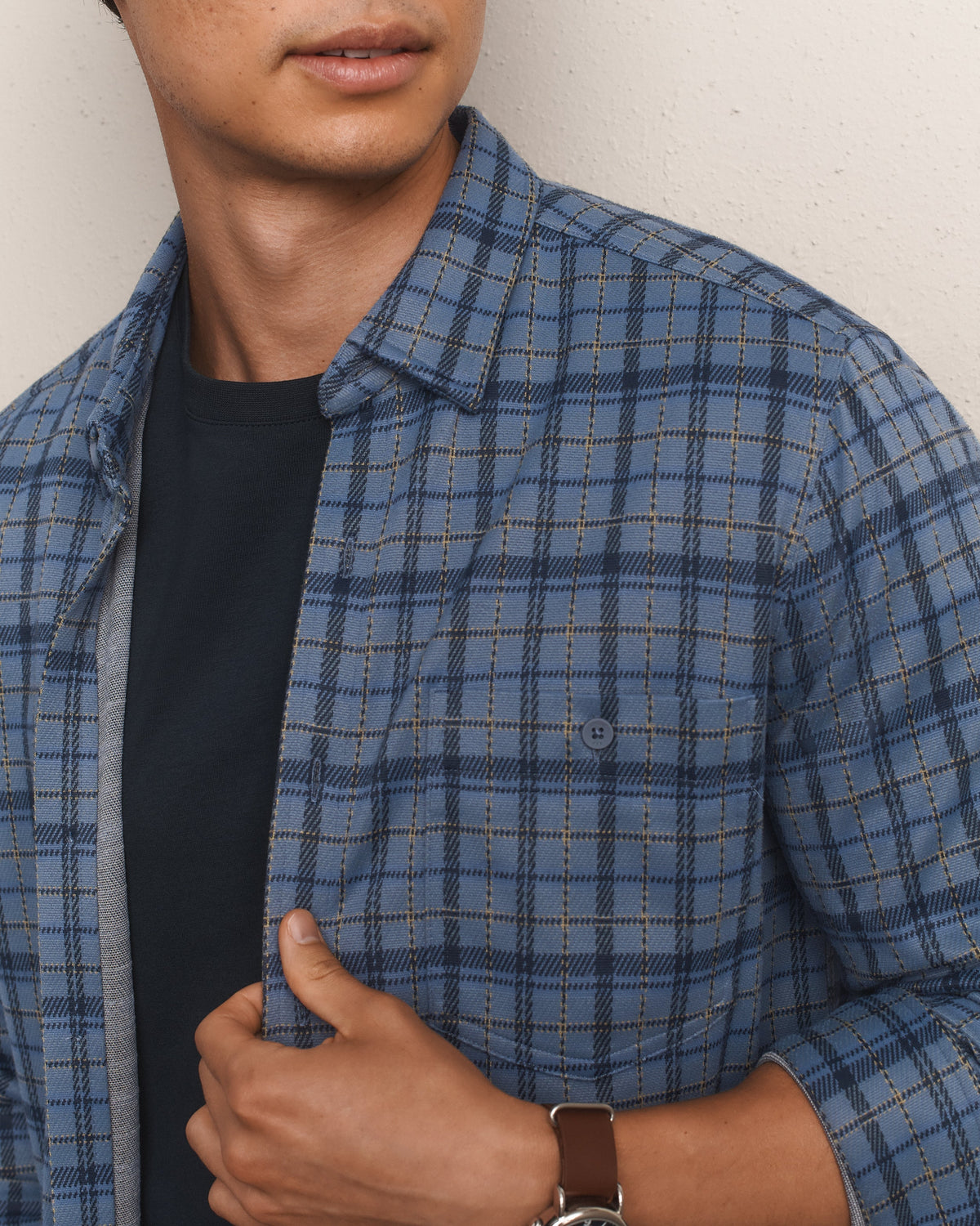 Shadow Blue Plaid