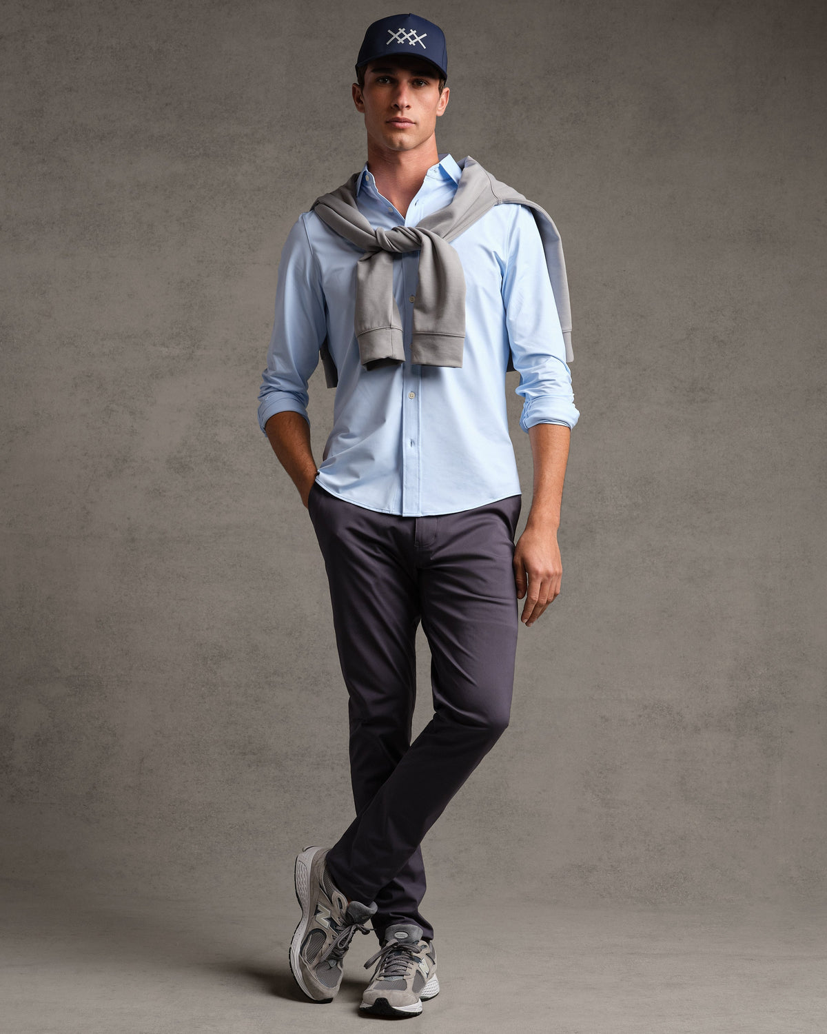 Business Blue - Back