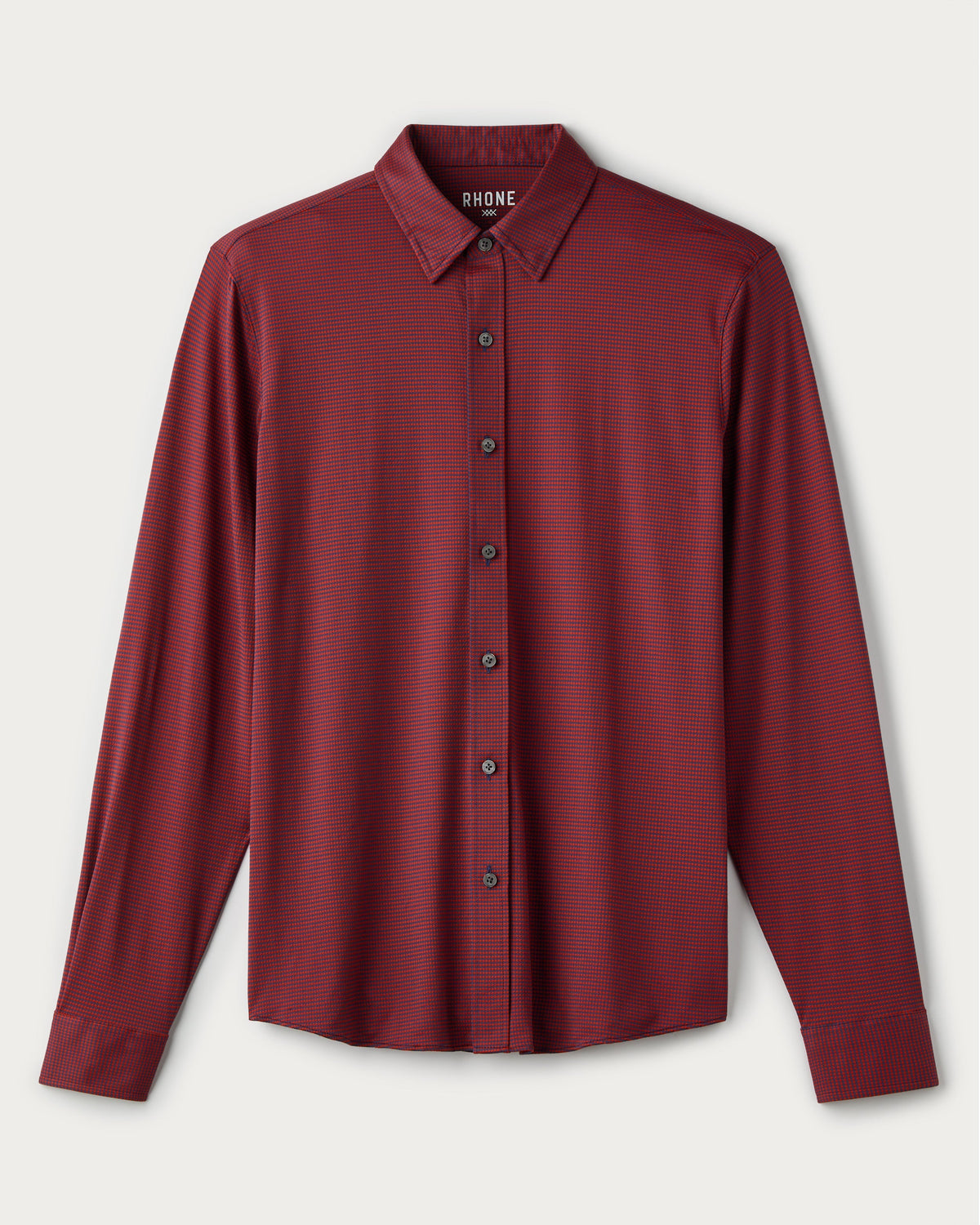Navy/Red Sharkstooth
