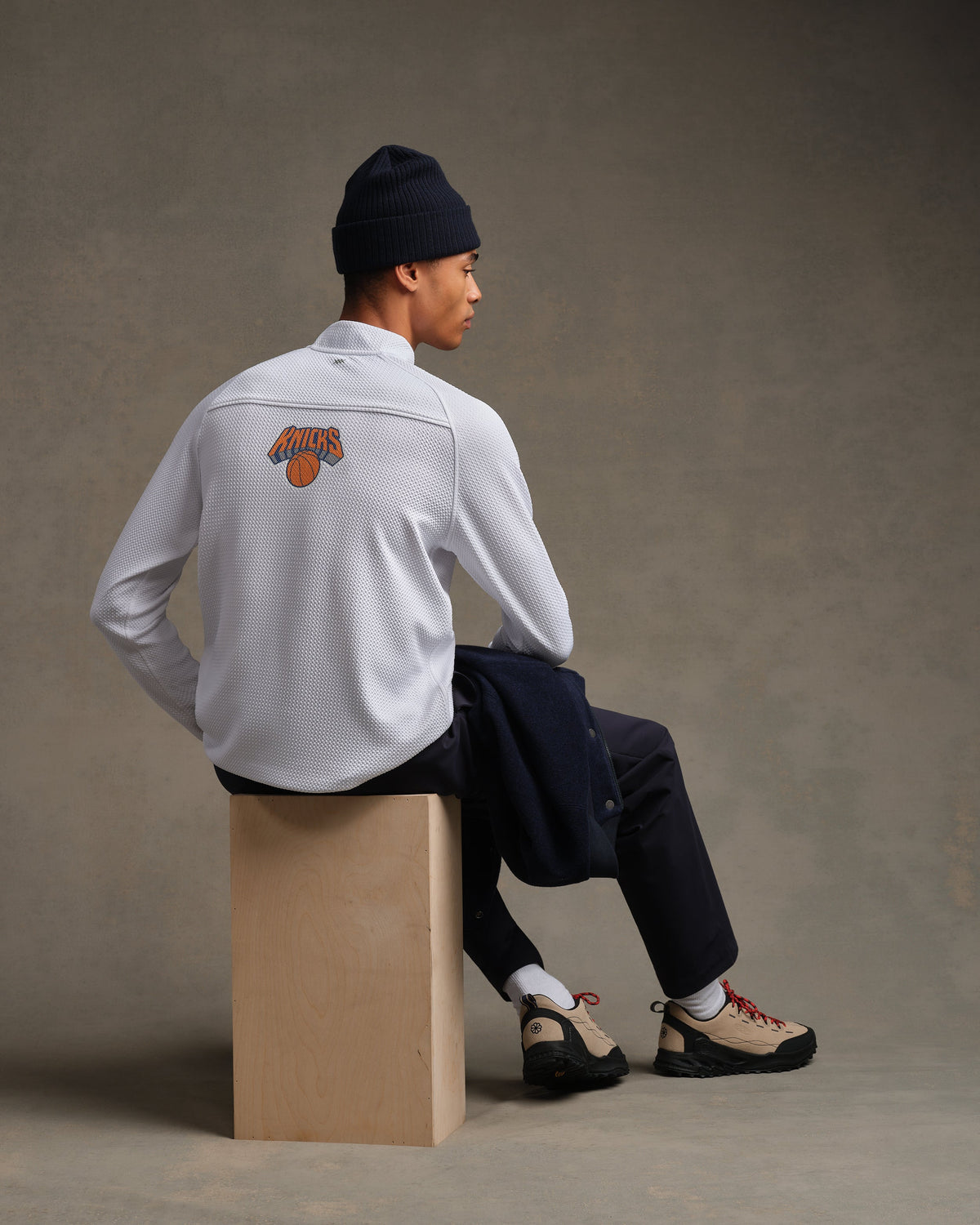[NBA team=New York Knicks] Bright White:New York Knicks - Back