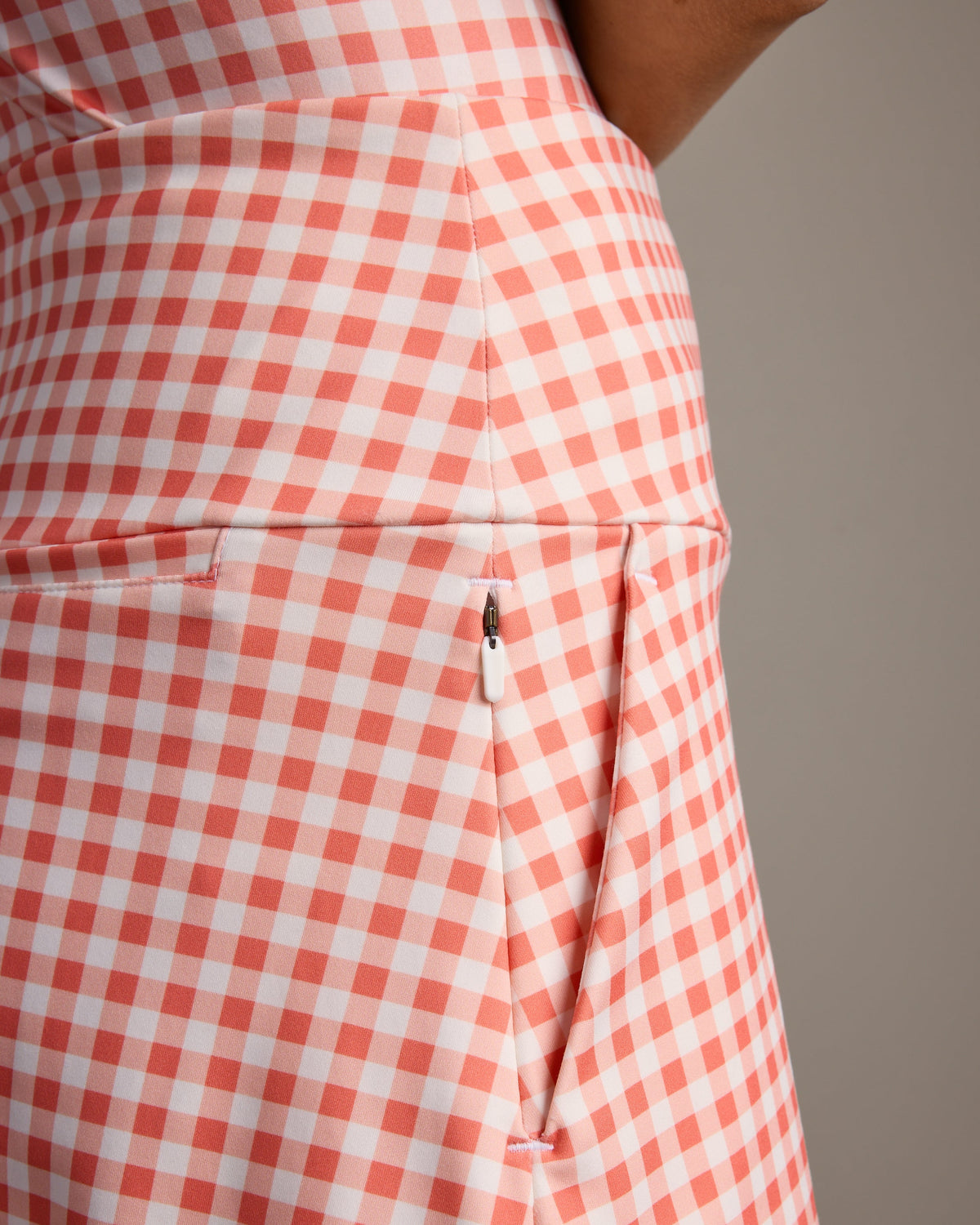 Coral Gingham