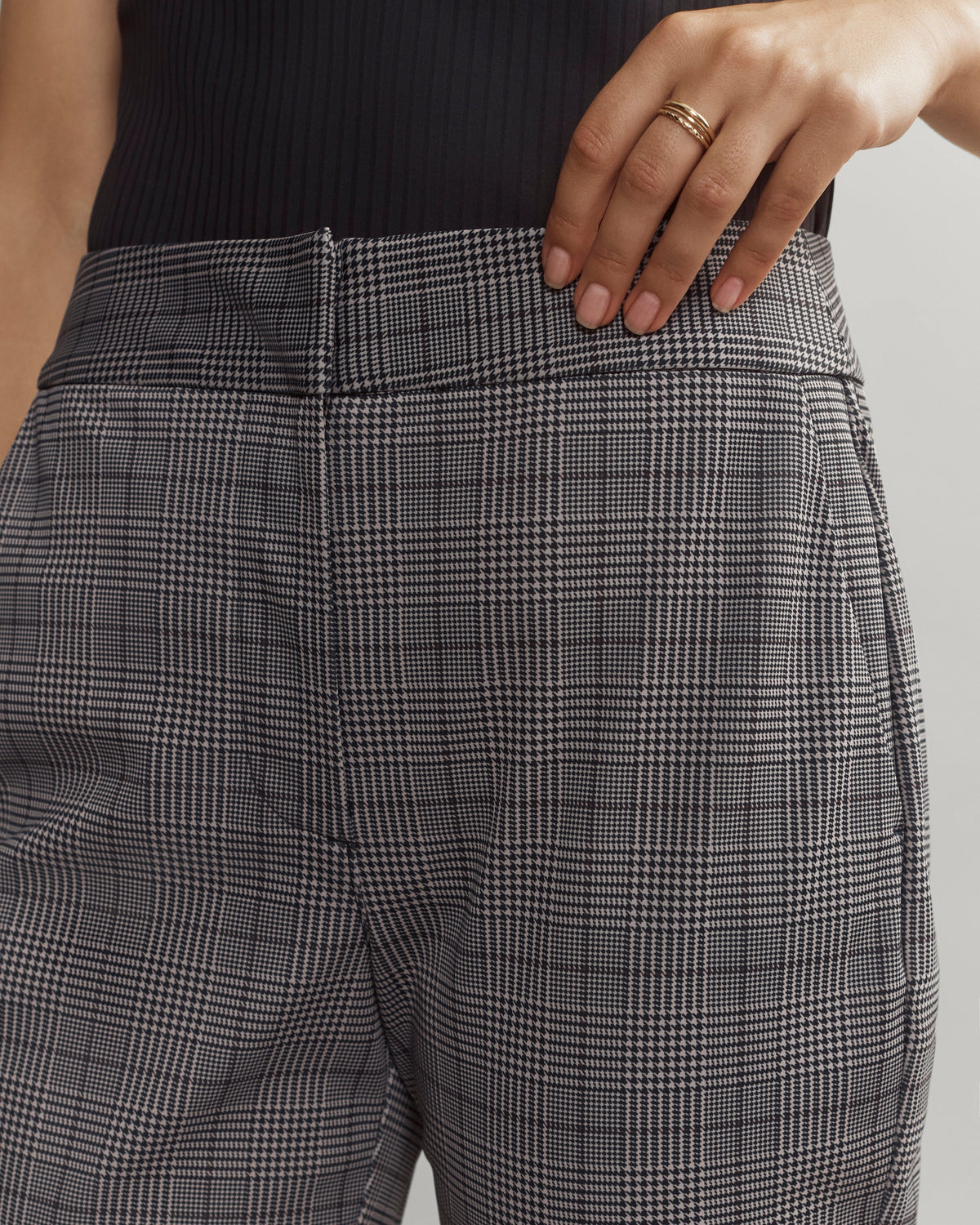 Taupe Glen Plaid