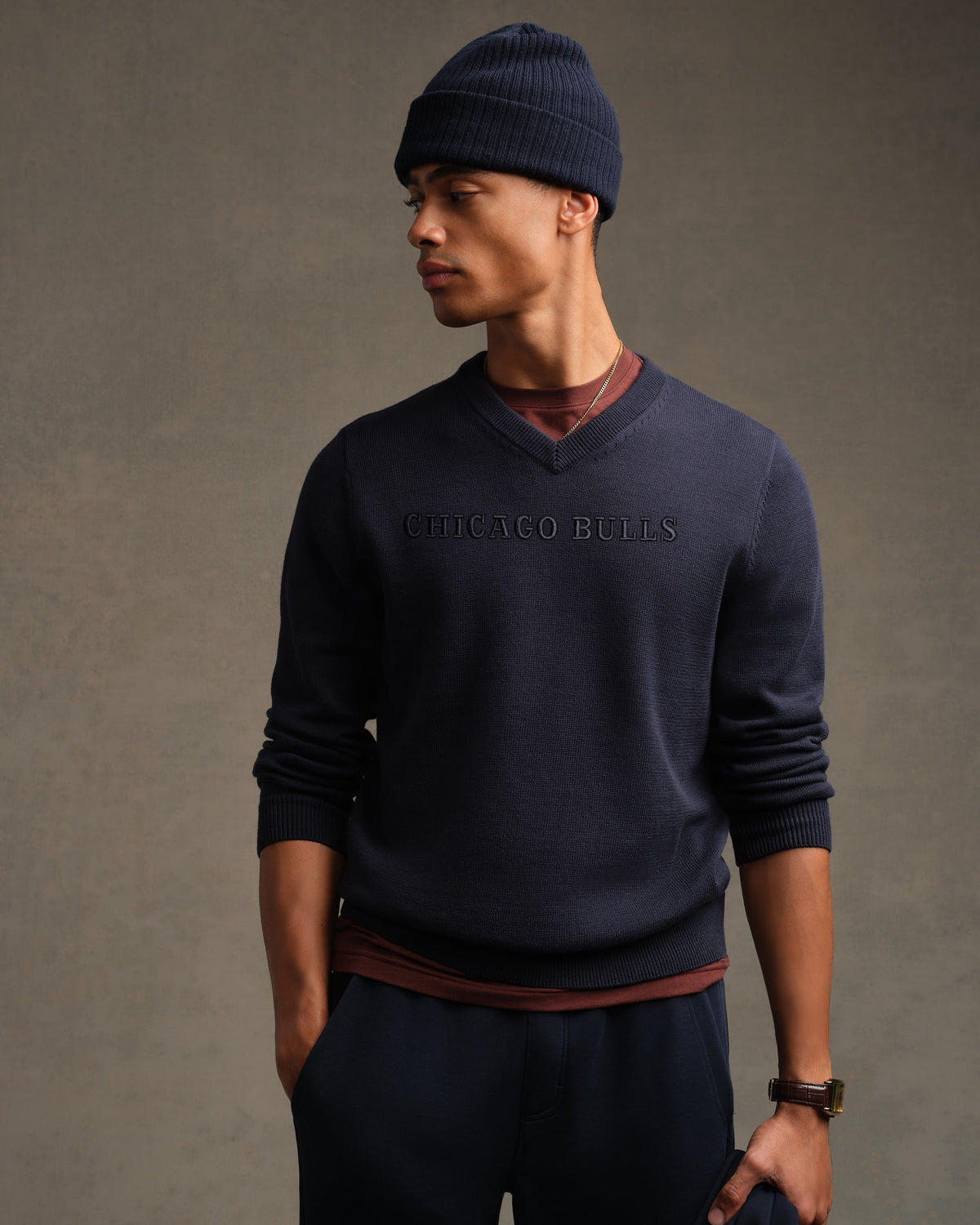 [NBA team=Chicago Bulls] True Navy:Chicago Bulls - Front