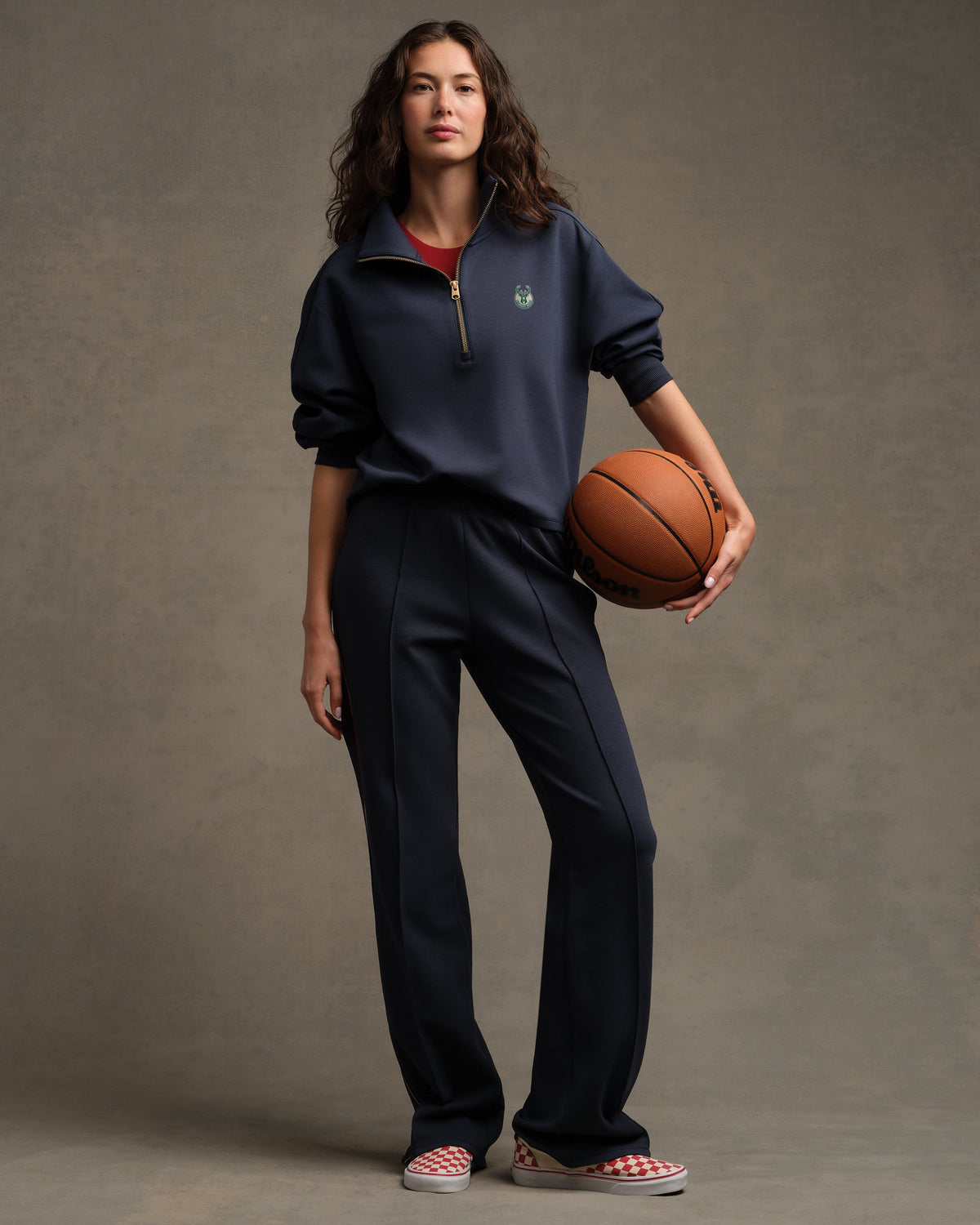 [NBA team=Milwaukee Bucks] Navy Blue:Milwaukee Bucks - Back