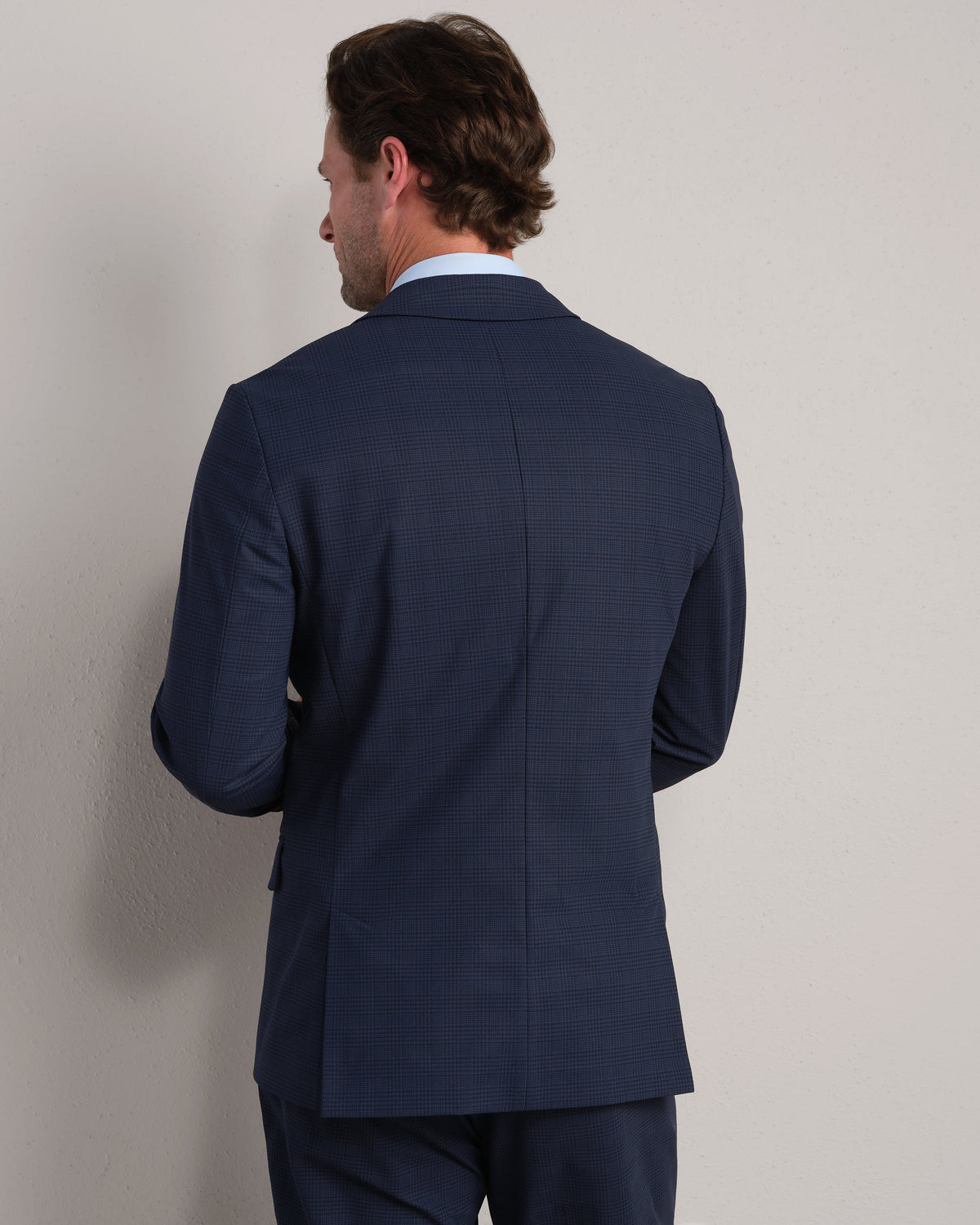 True Navy Glen Plaid