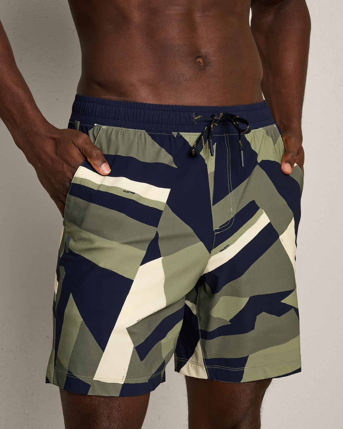 Smokey Olive Color Block - Front