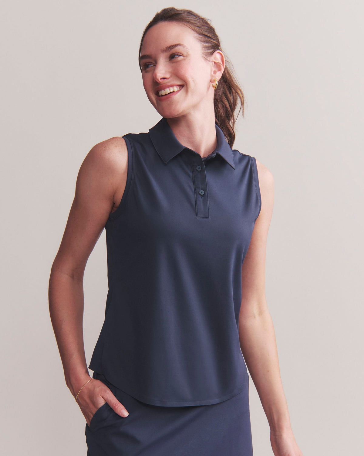 Course to Court Sleeveless Polo