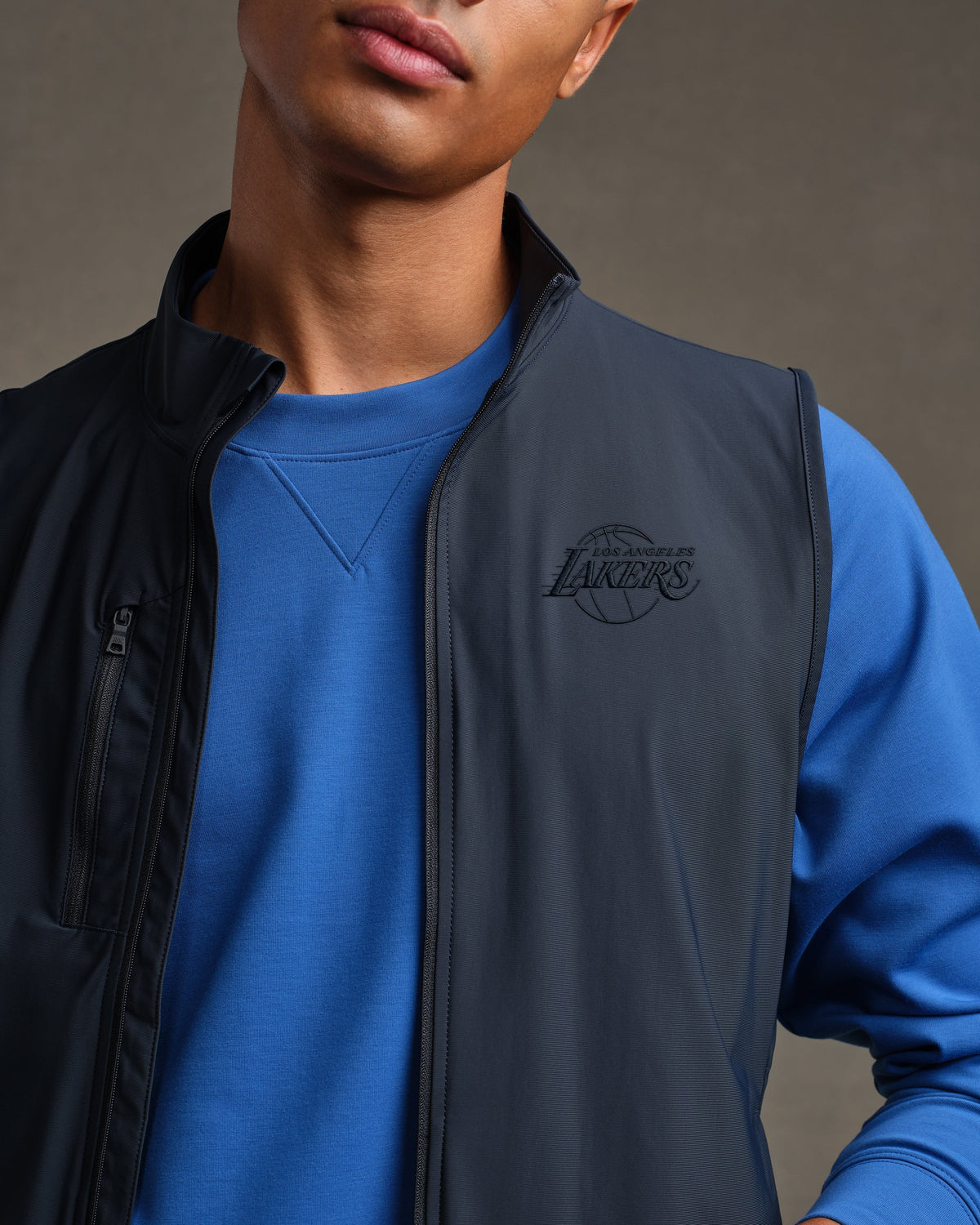 [NBA team=Los Angeles Lakers] True Navy:Los Angeles Lakers - Back