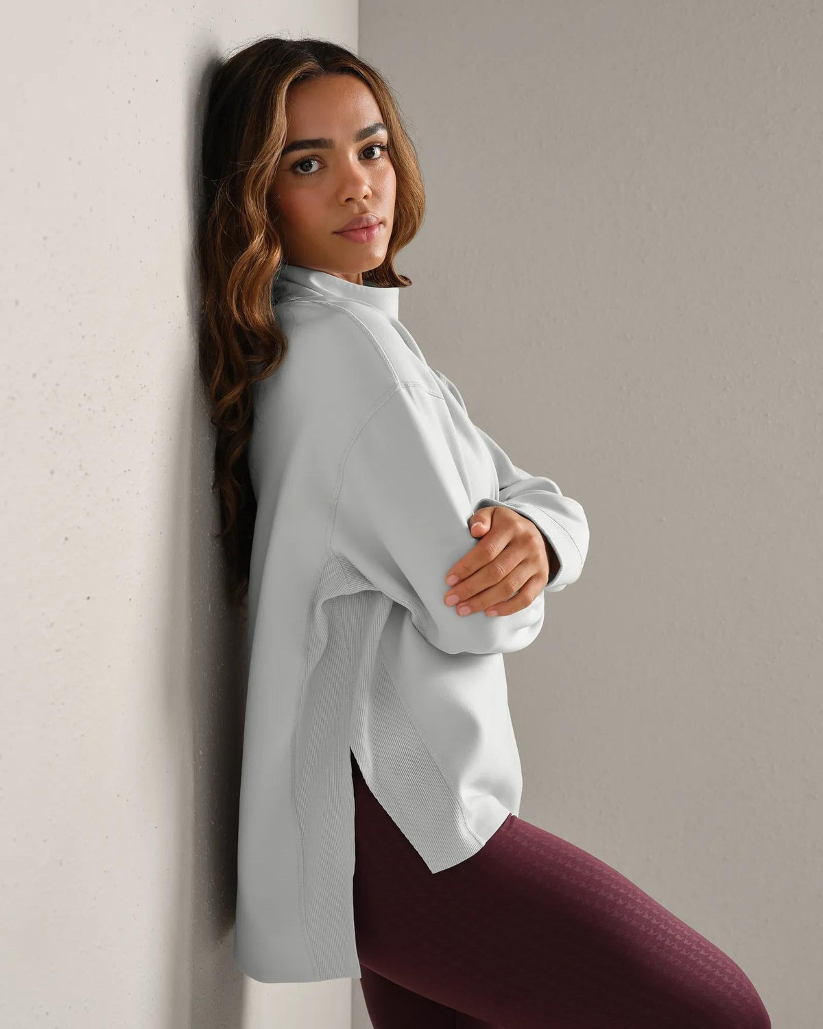 DreamGlow® Mock Neck Pullover