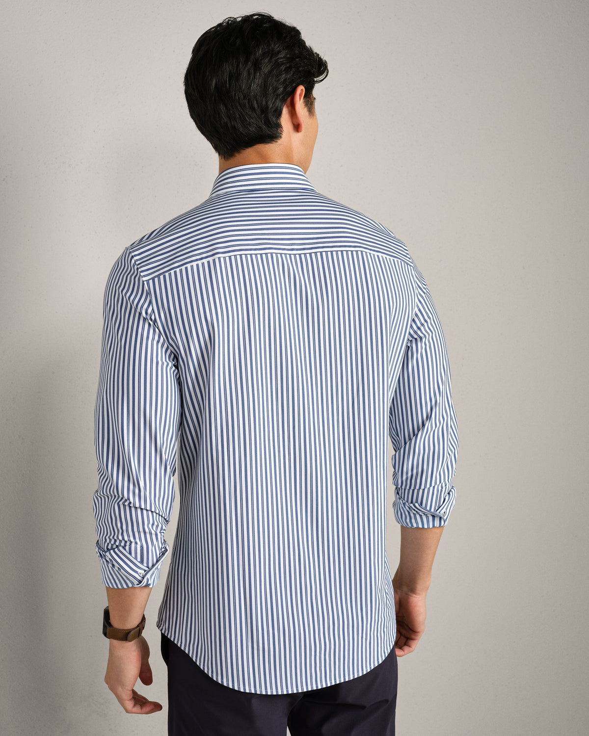 Navy/White Vintage Stripe