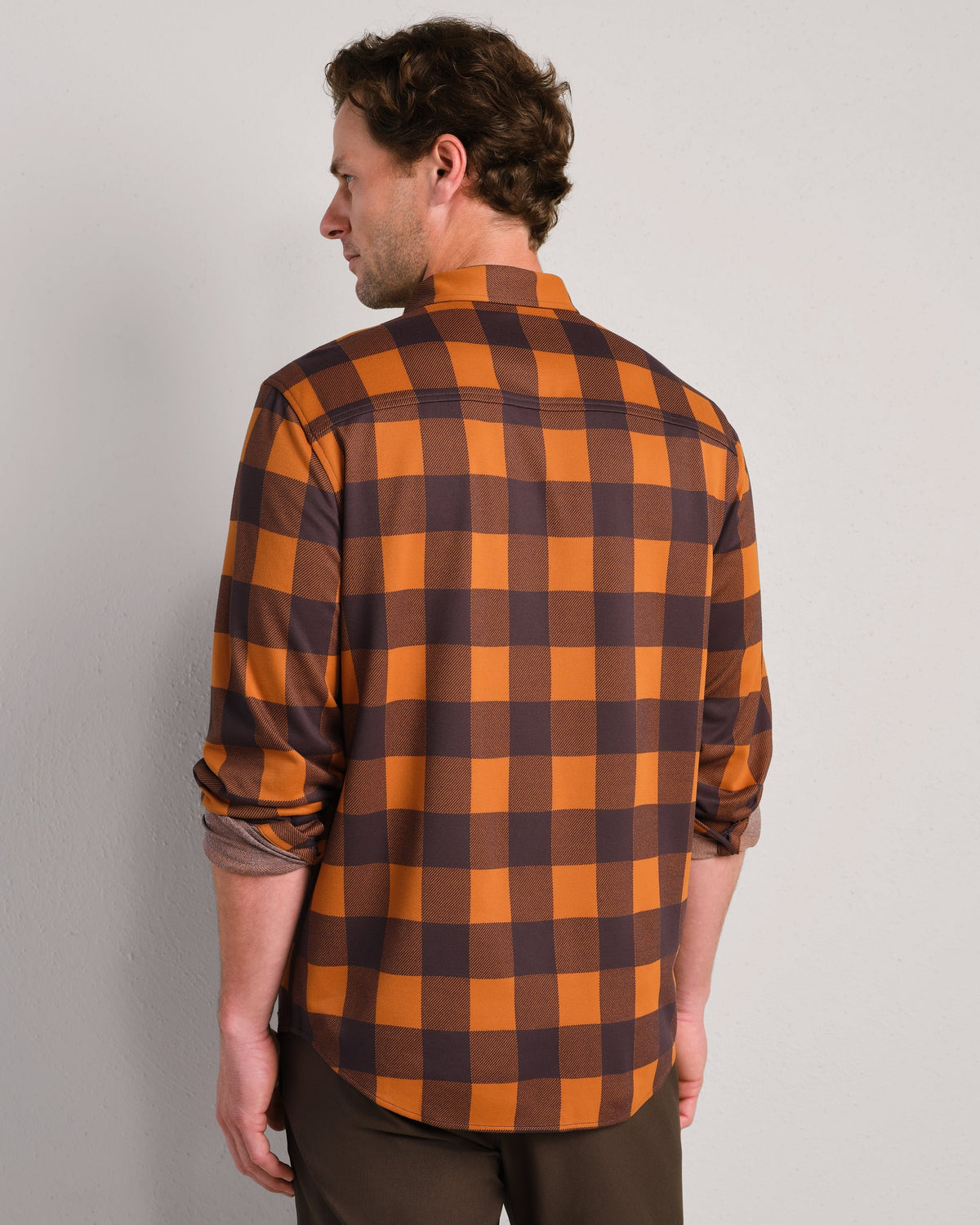 Dark Caramel/Dark Espresso Buffalo Check