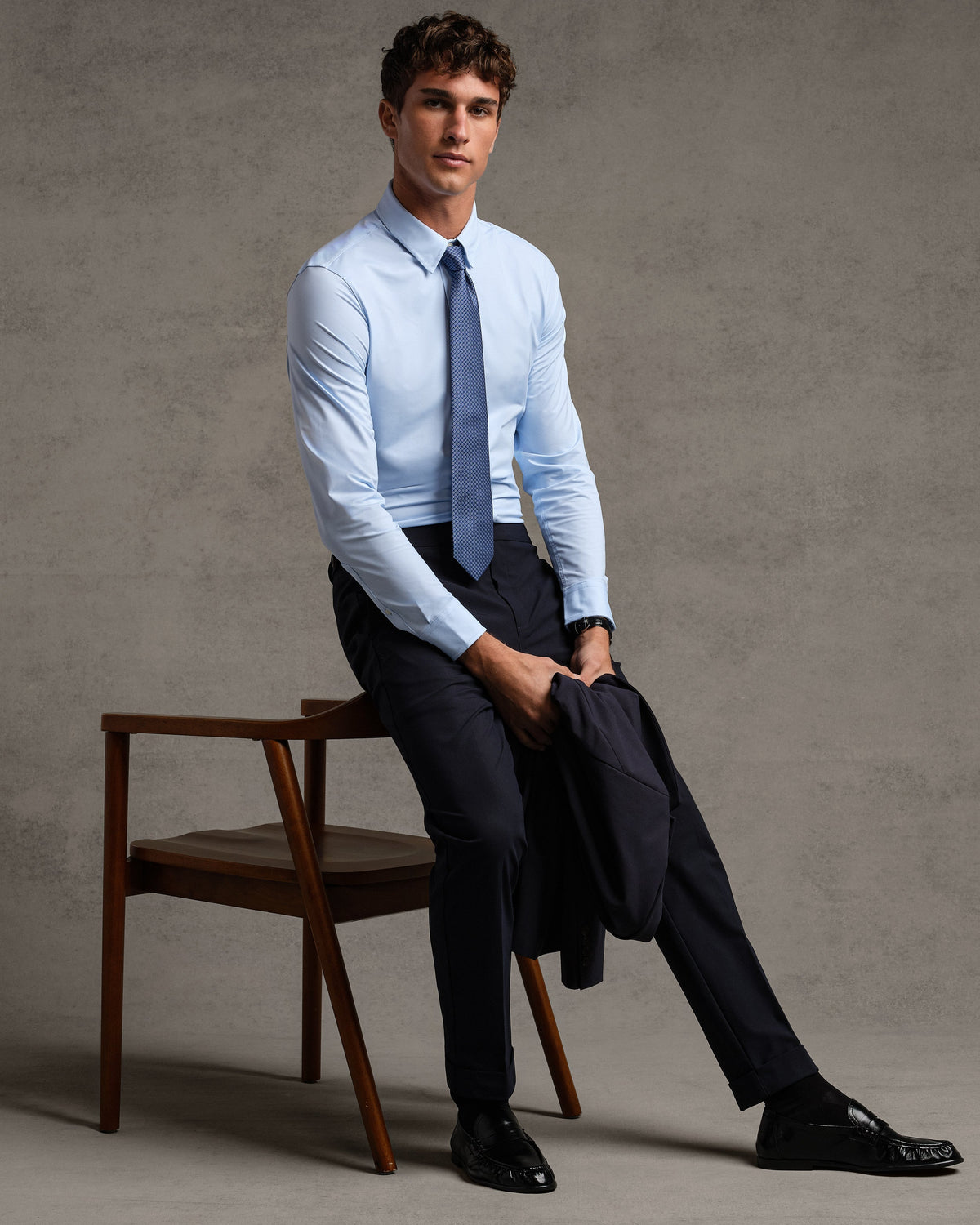 Business Blue - Back