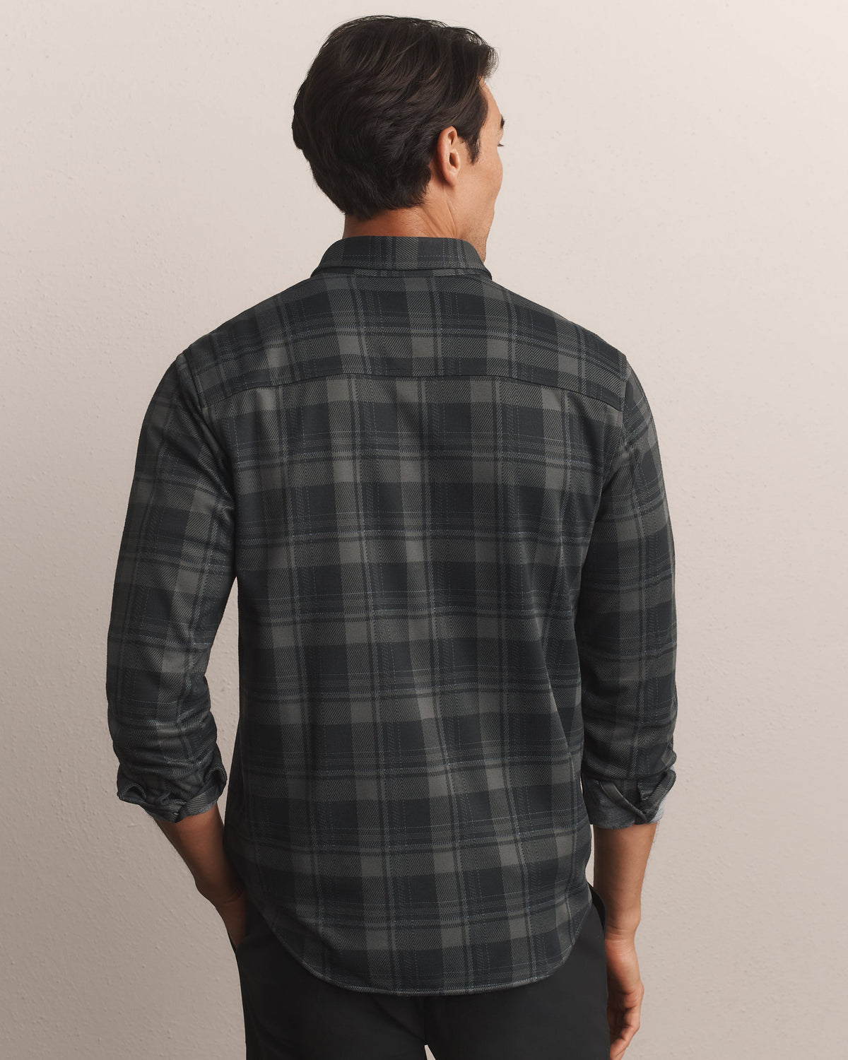 Pure Black Buffalo Plaid