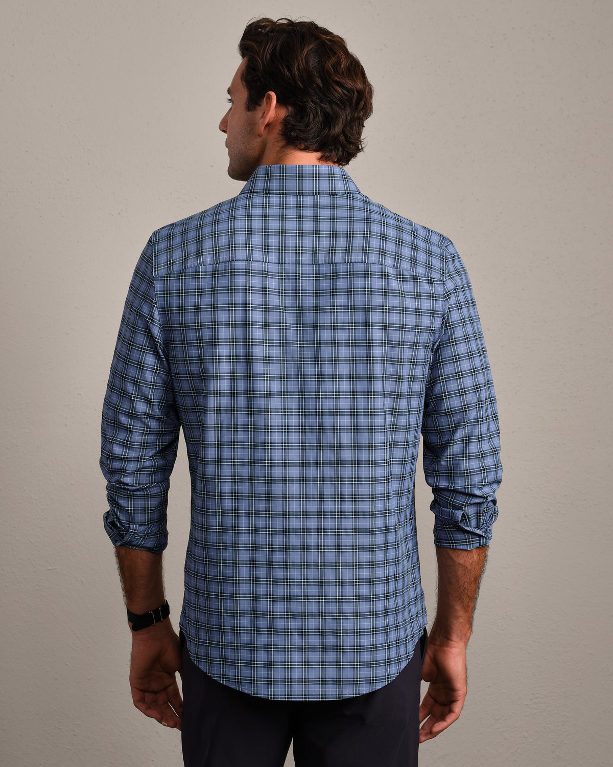 Vintage Indigo Plaid