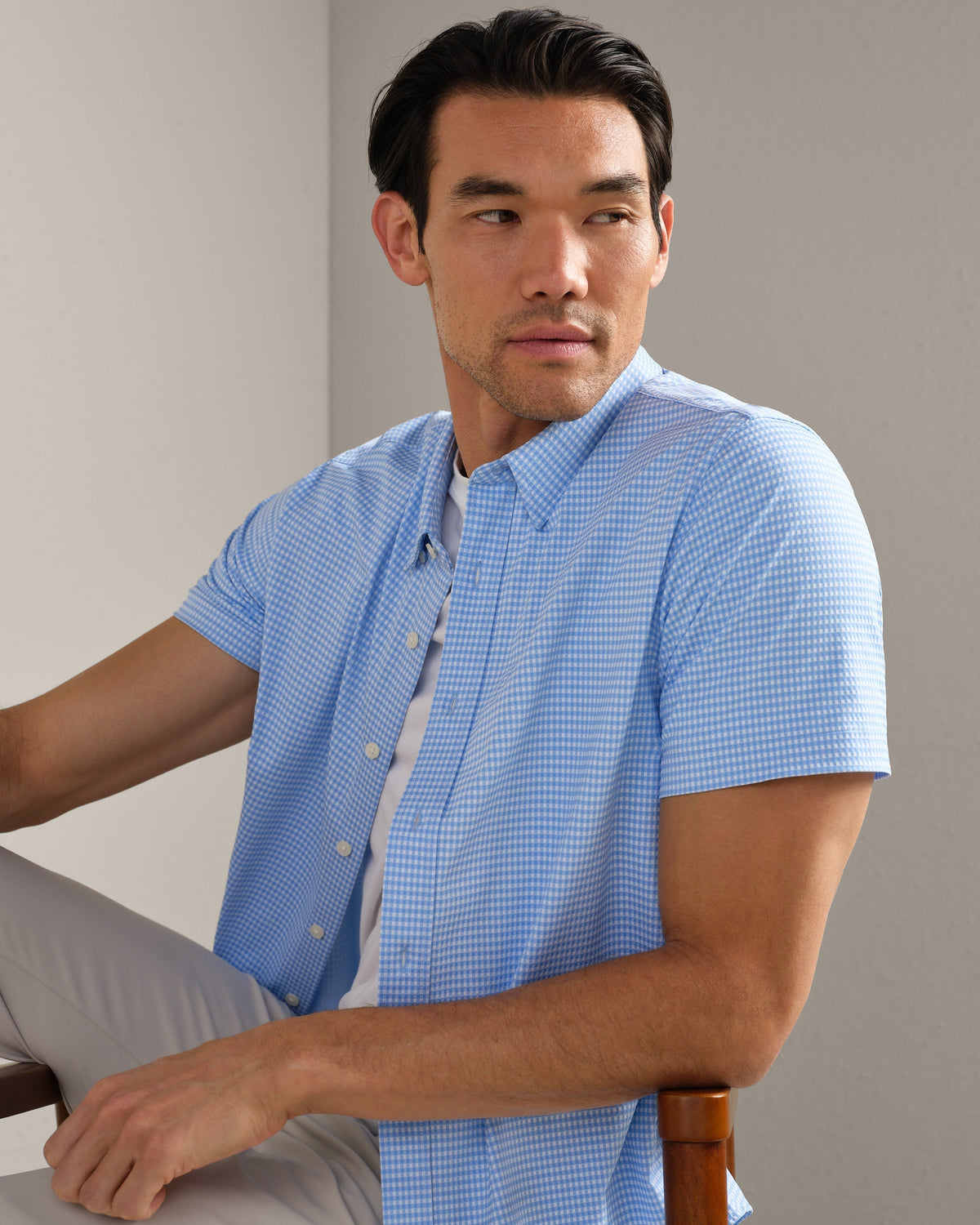 Light Blue Gingham