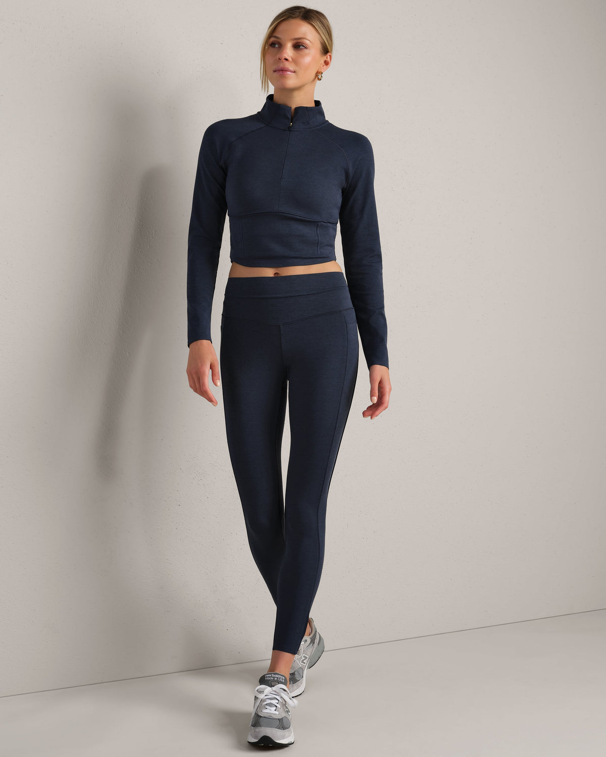 Navy Heather - Back