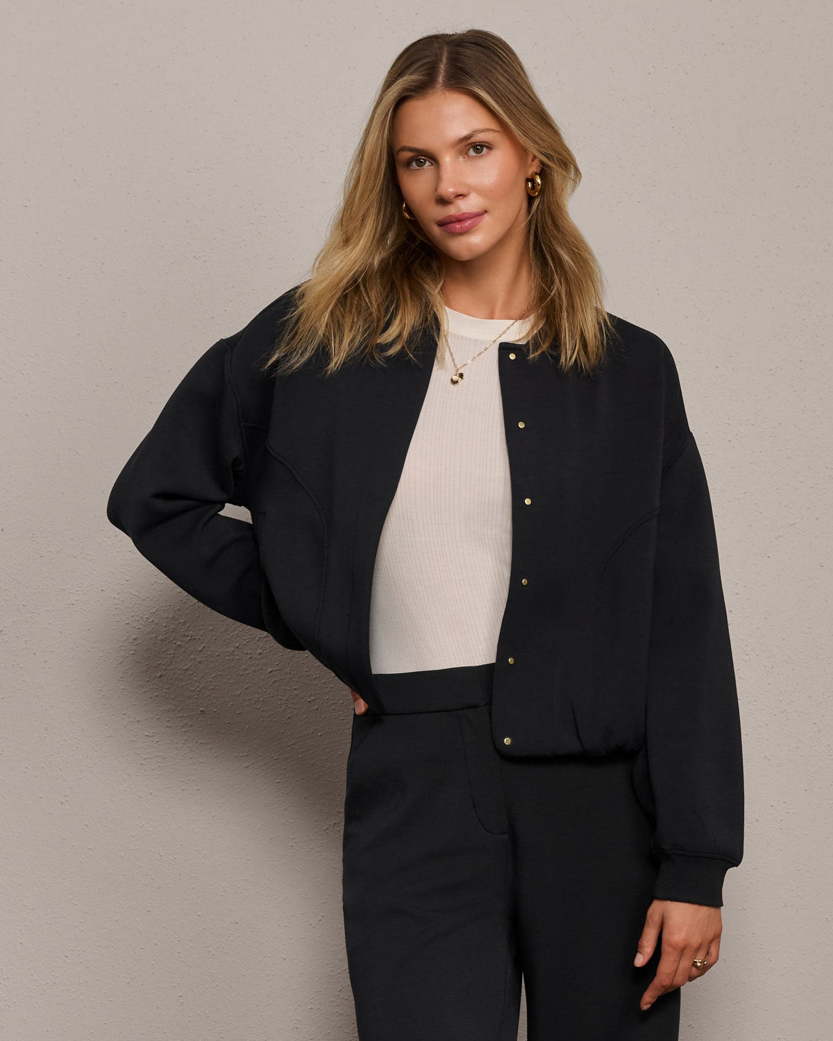 Pure Black Heather - Front