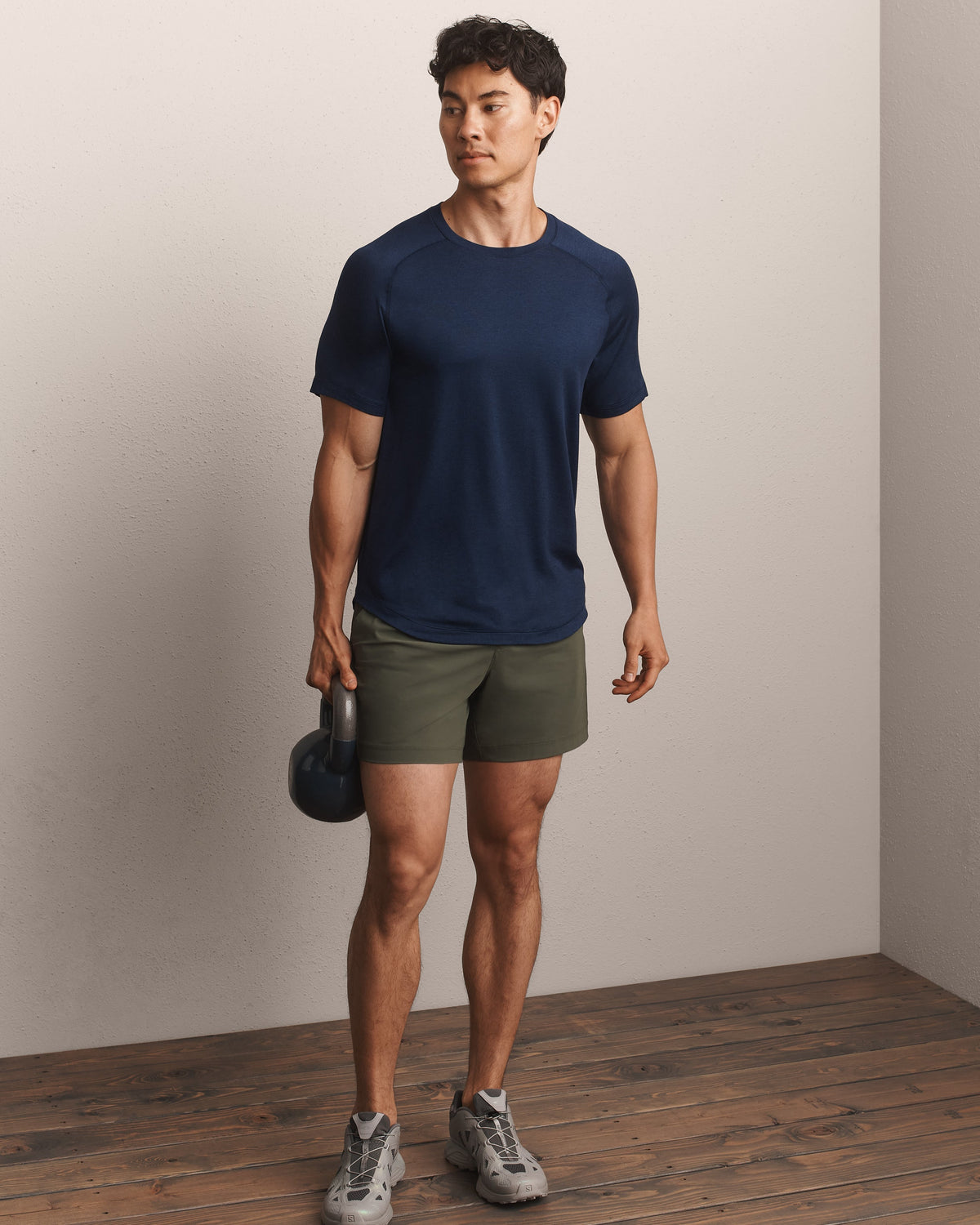Navy Heather - Back