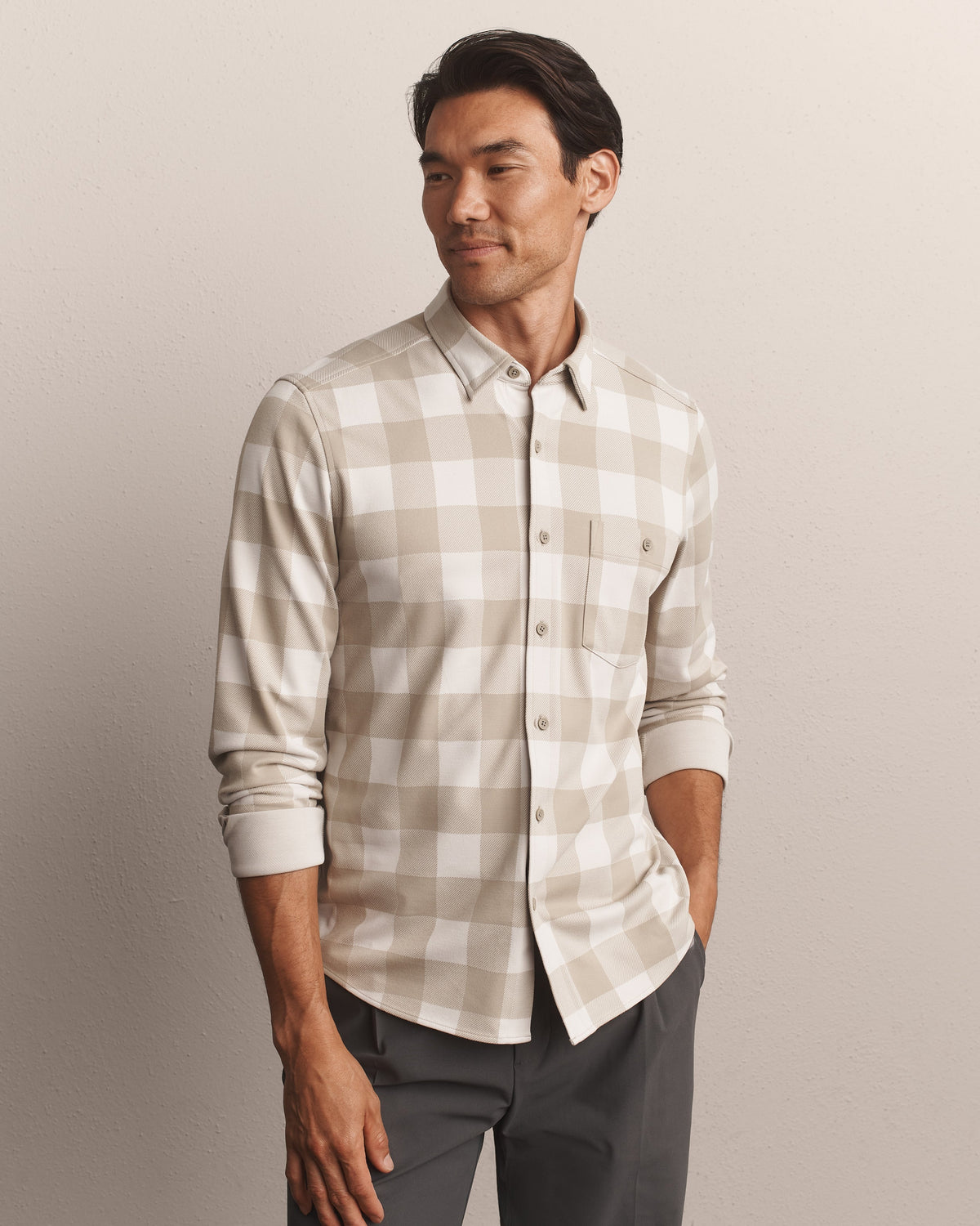 Bone Buffalo Check - Front