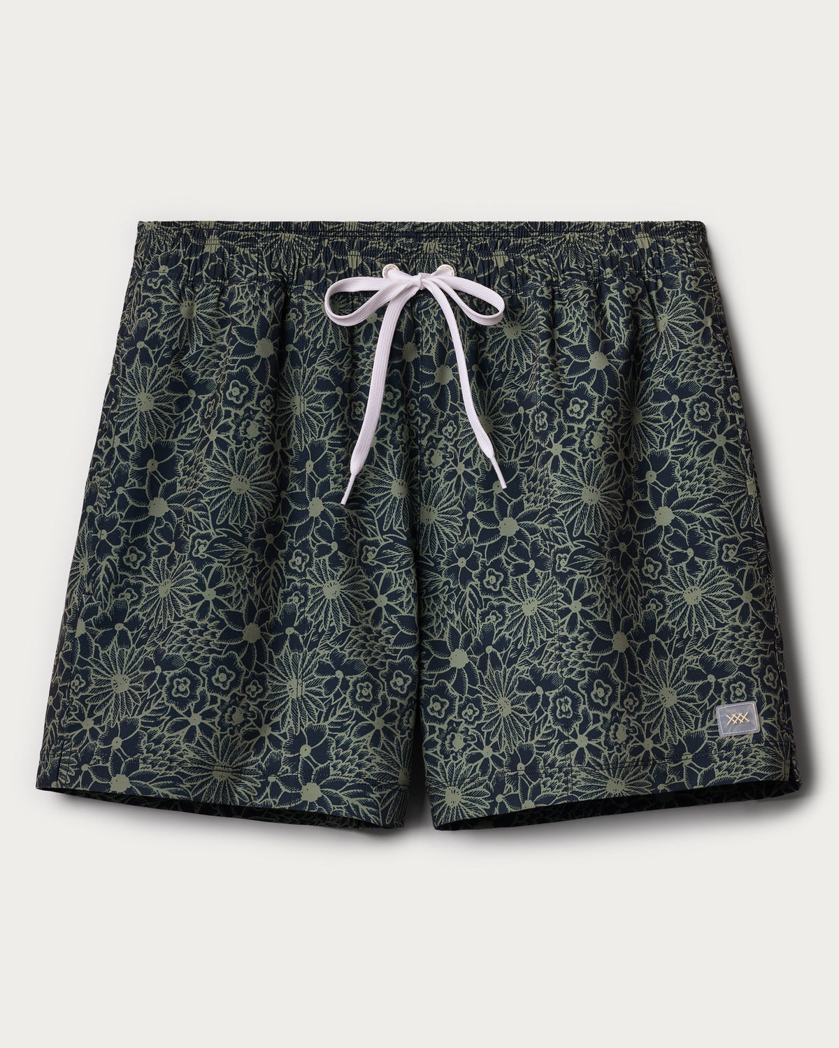 True Navy/Green Sage Floral