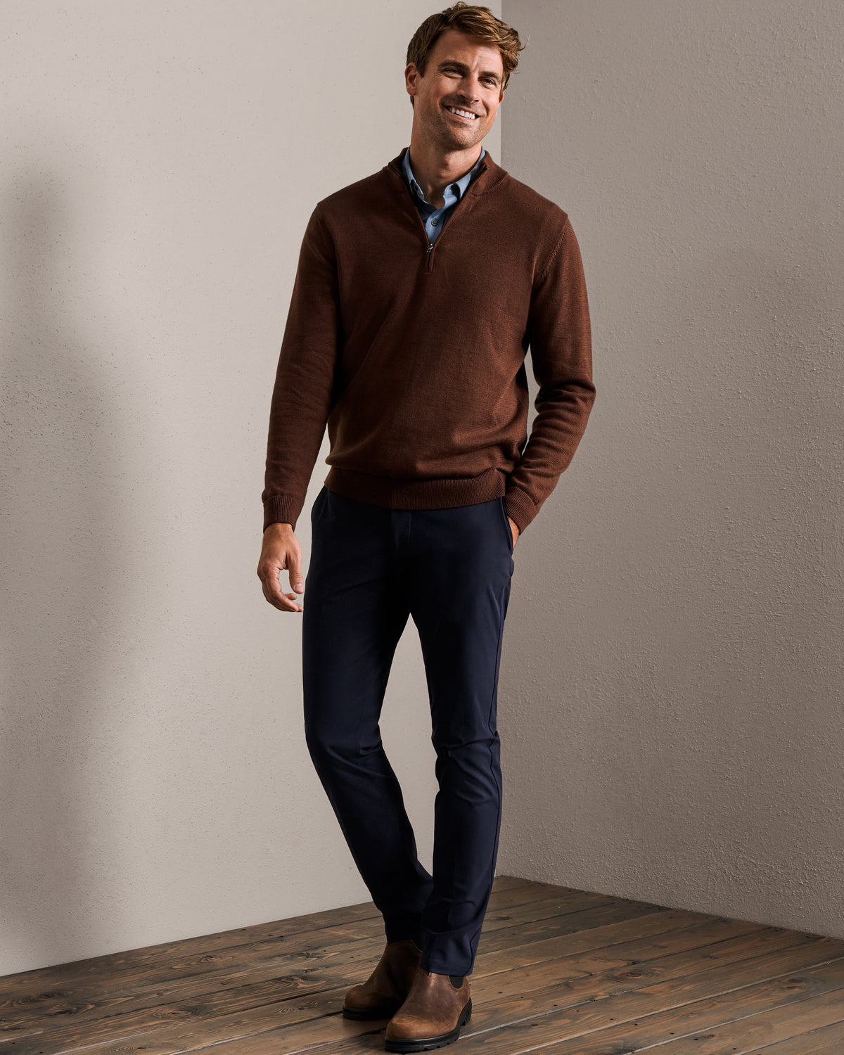 Shadow Blue Oxford