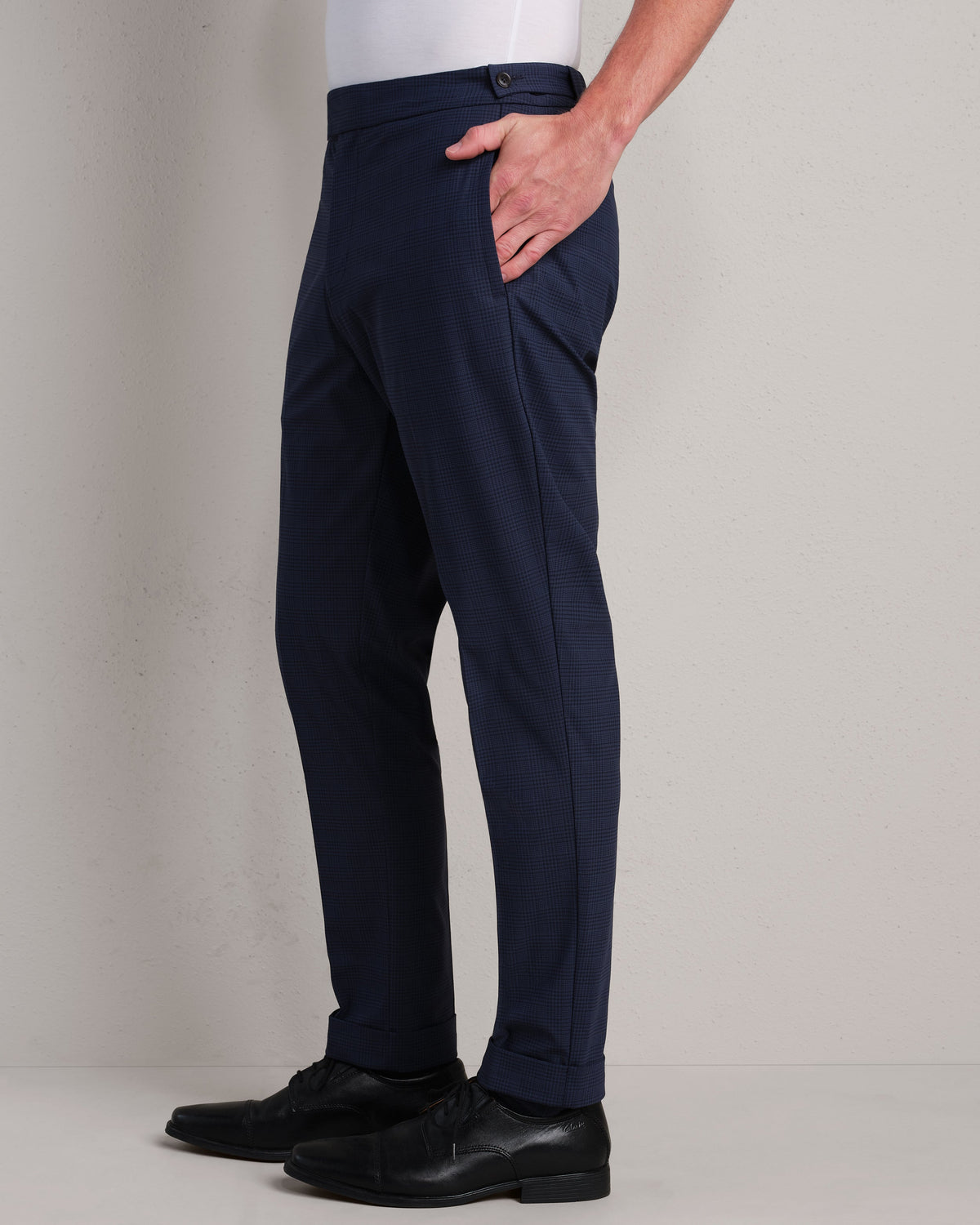 True Navy Glen Plaid