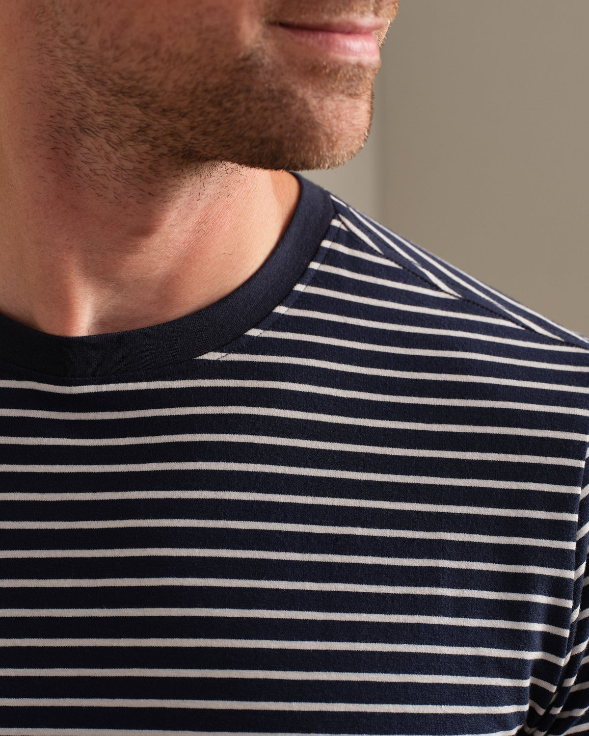 True Navy/Bone Stripe