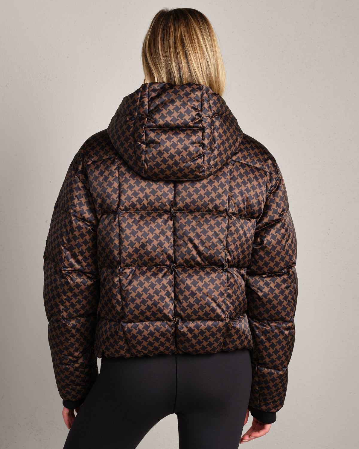 Chestnut Brown Houndstooth