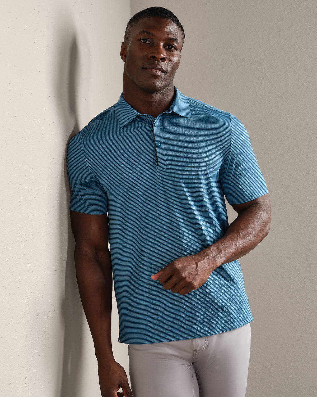 Ash Blue Seersucker - Front