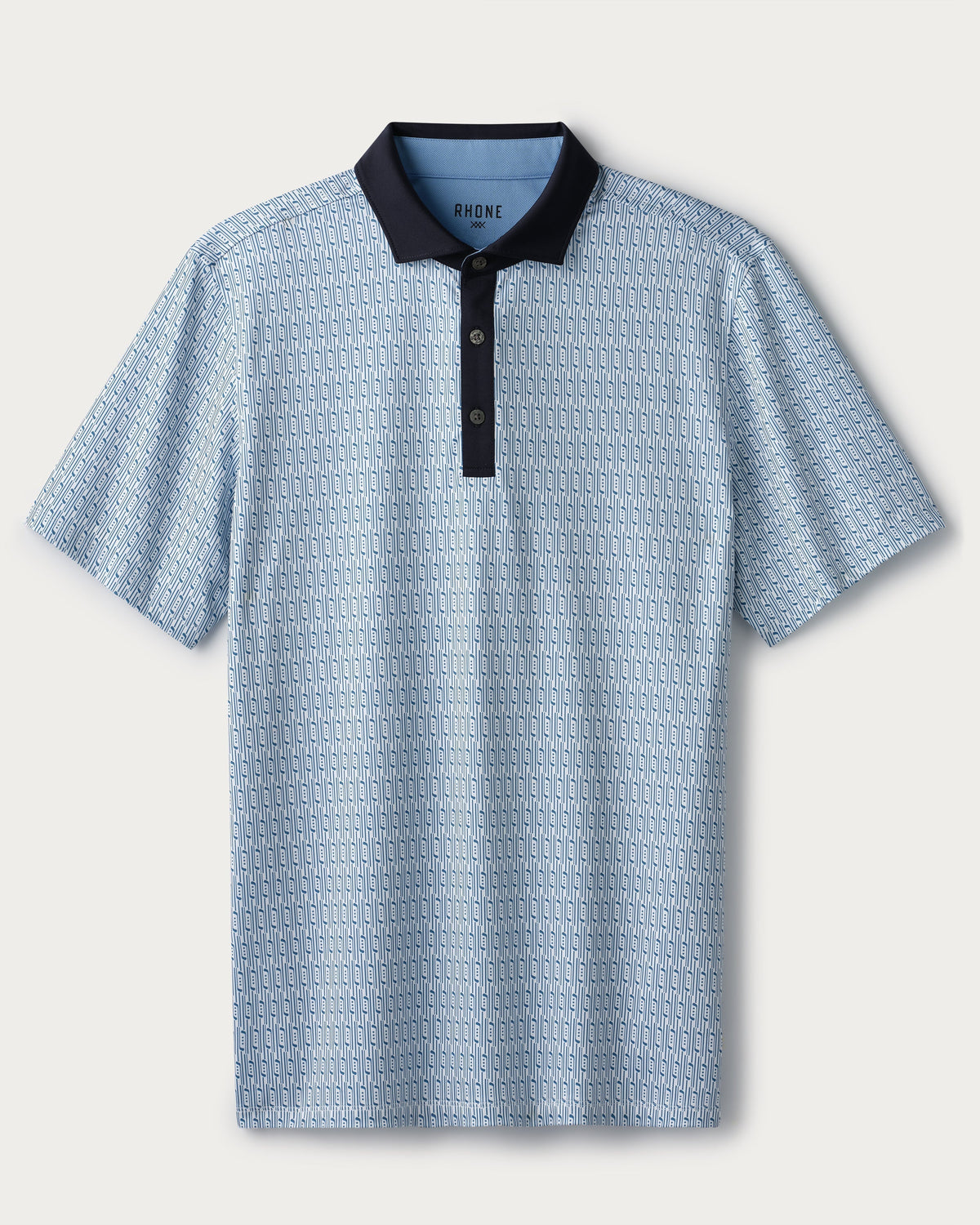Blue Stone/White Club Print
