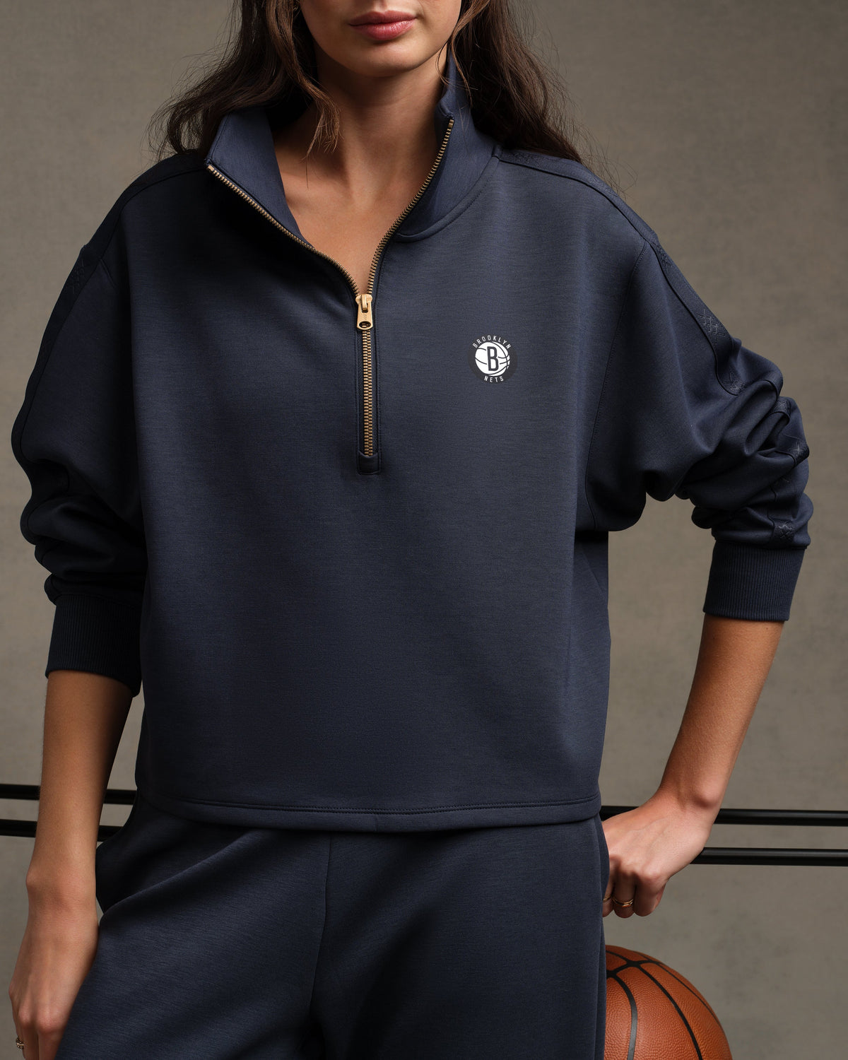 [NBA team=Brooklyn Nets] Navy Blue:Brooklyn Nets - Back