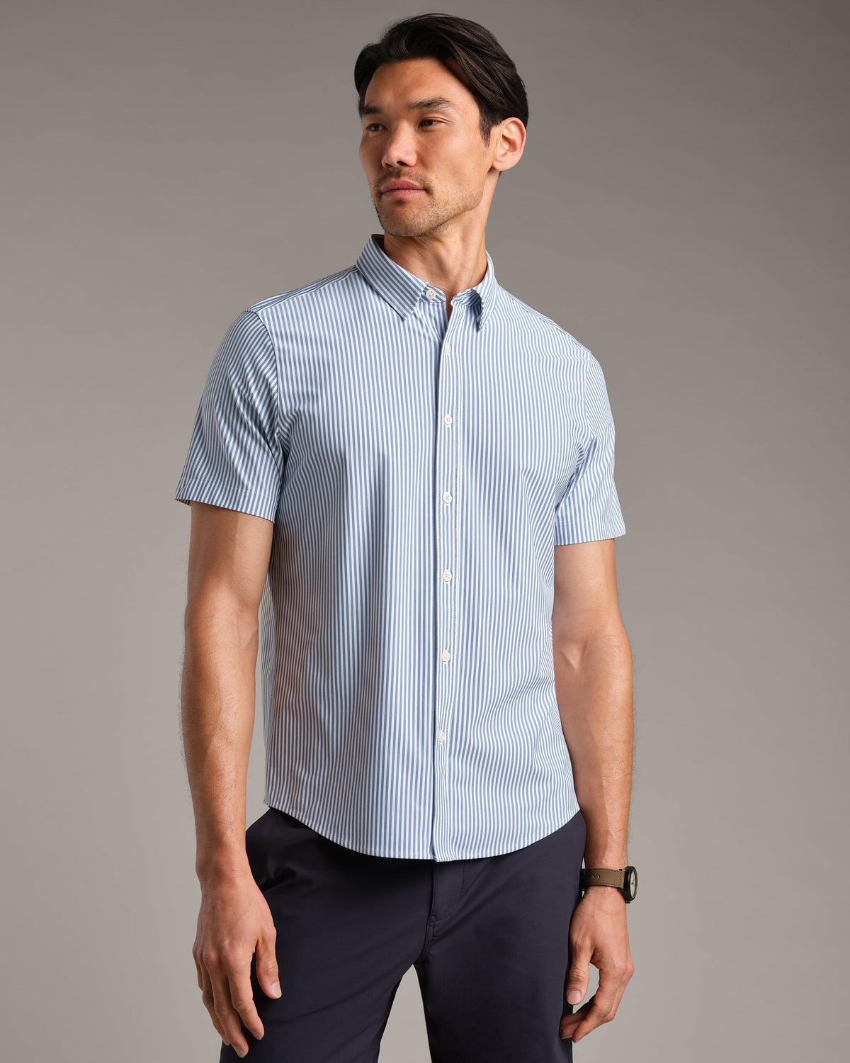 Dark Blue Wide Stripe - Front