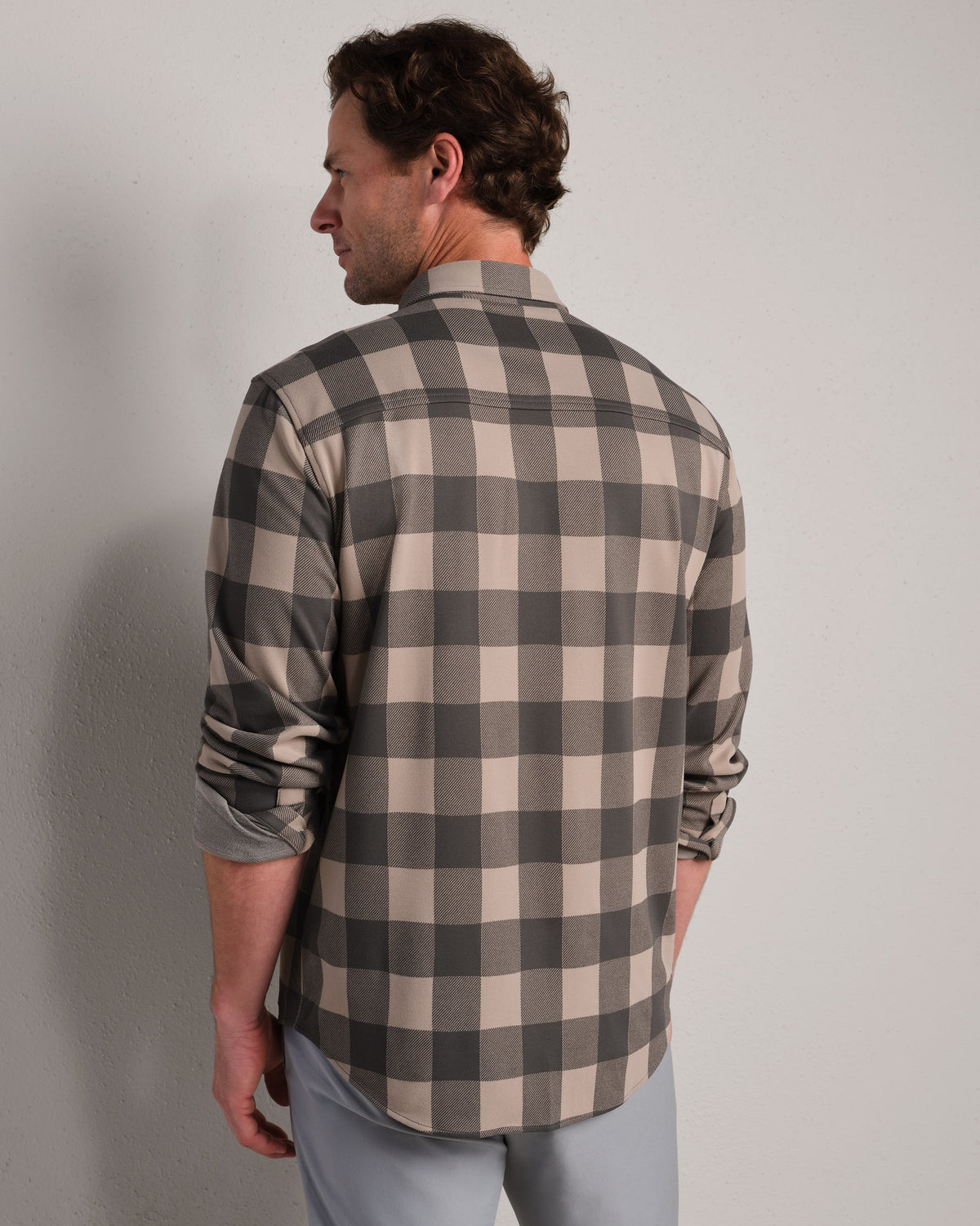 Foggy Taupe/Iron Buffalo Check