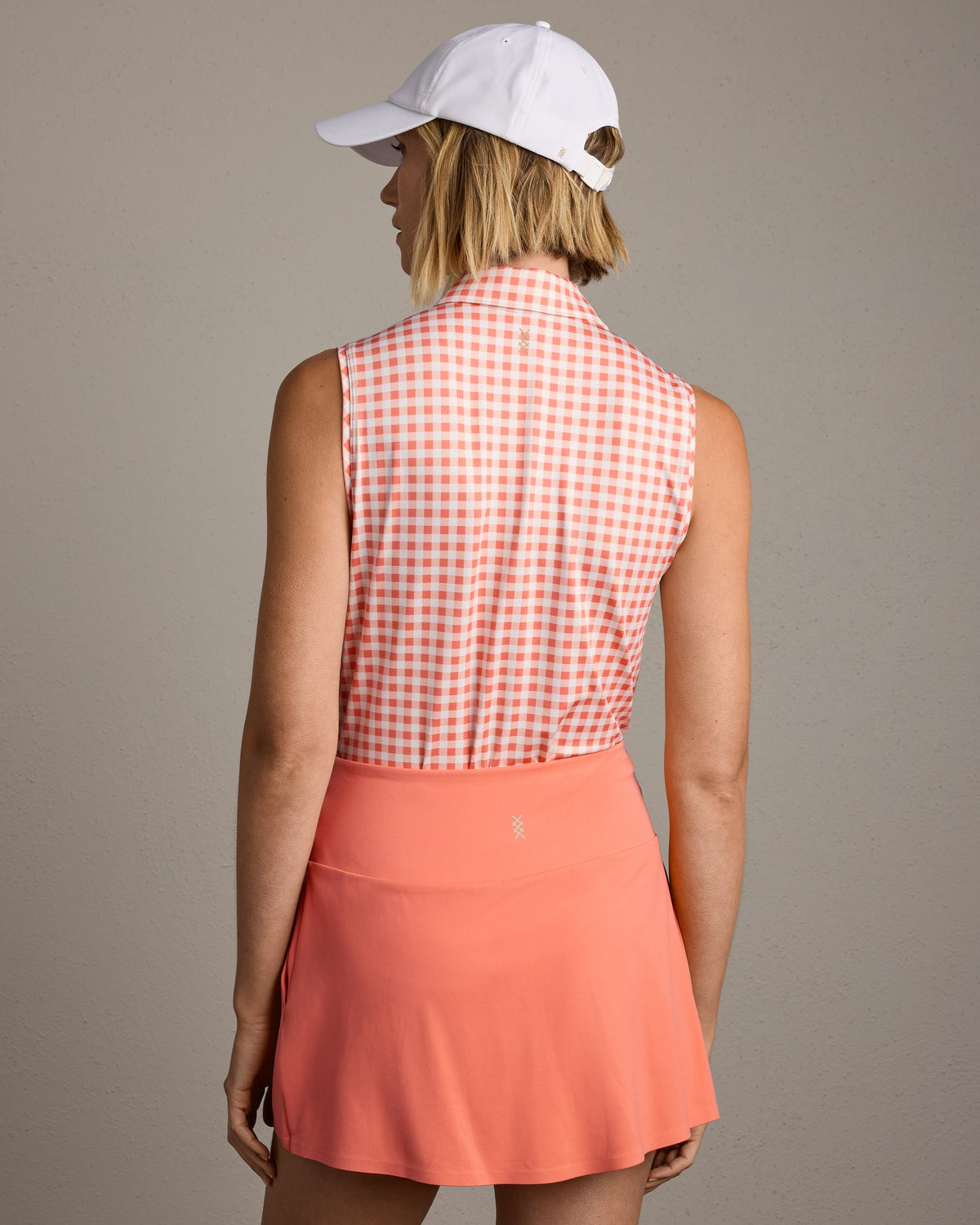 Coral Gingham