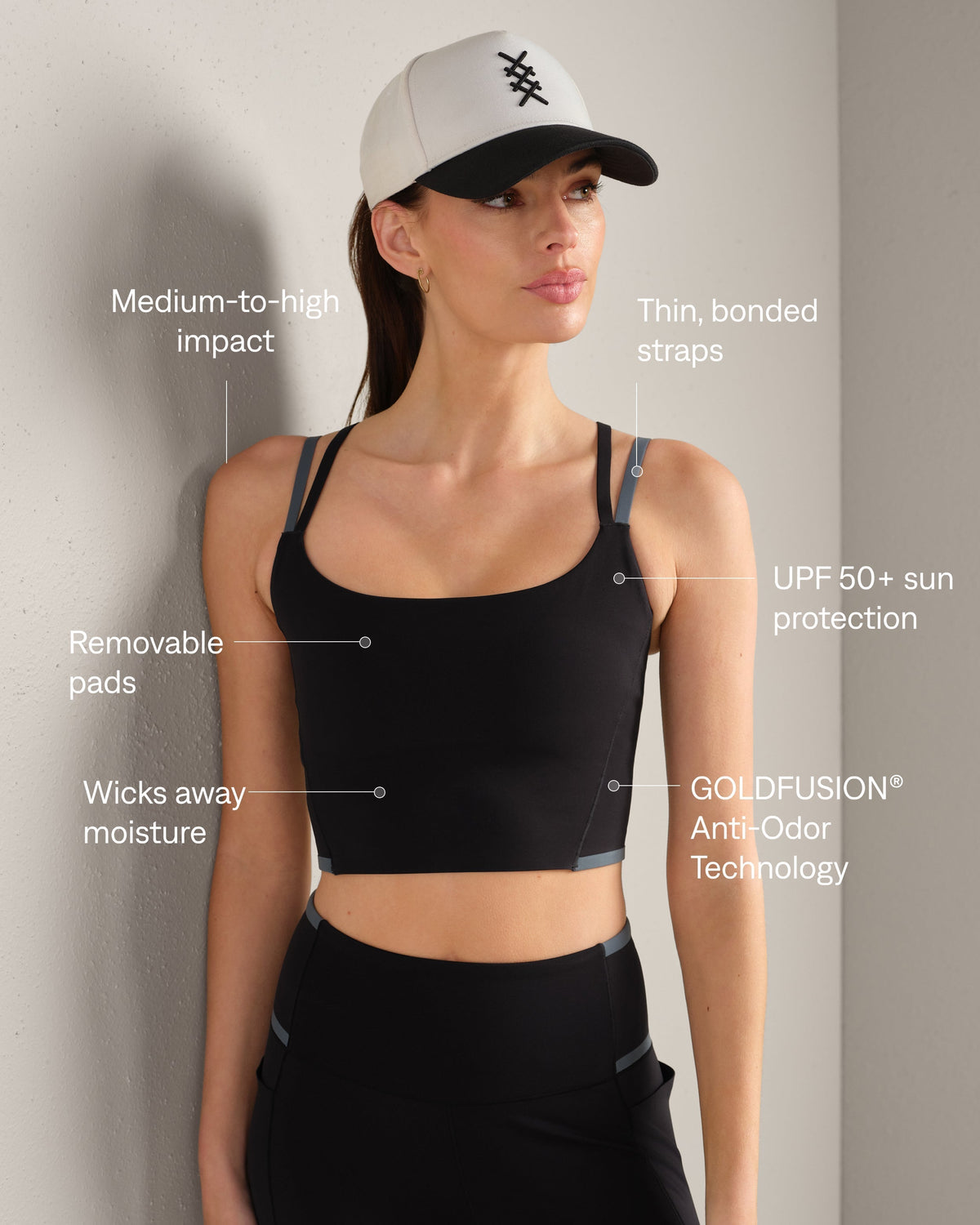 Instinct Contrast Longline Bra