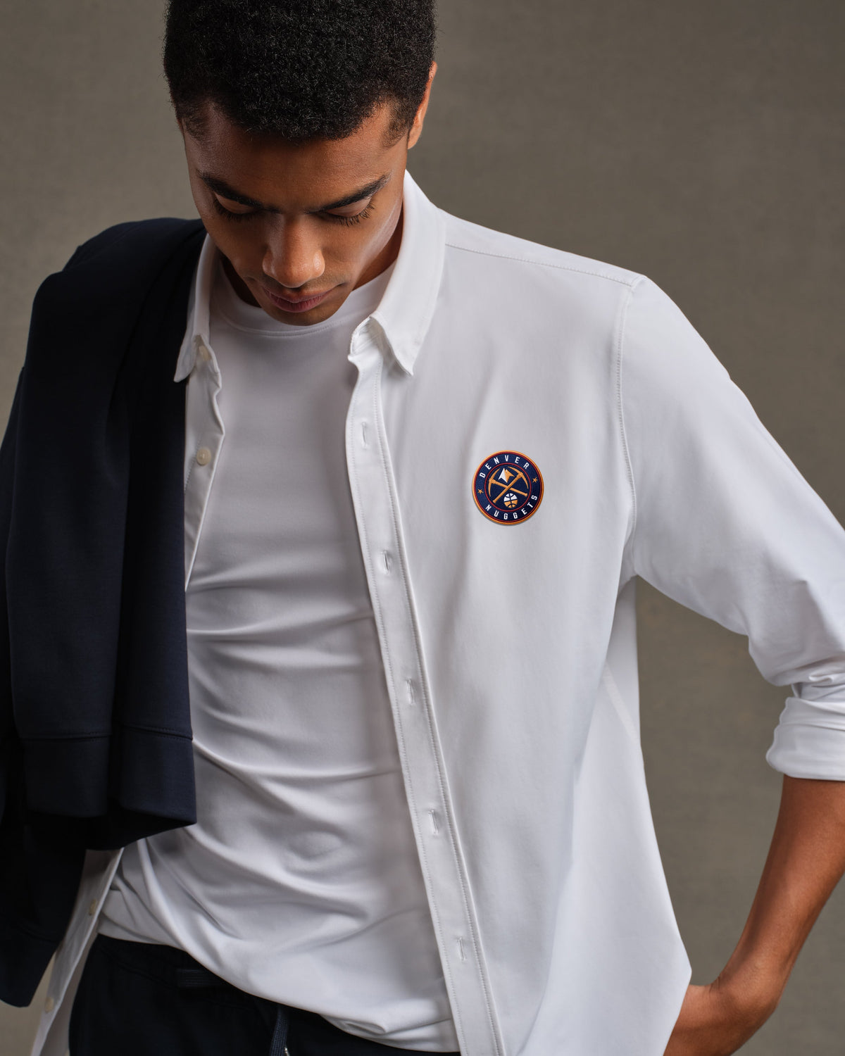 [NBA team=Denver Nuggets] White:Denver Nuggets - Back