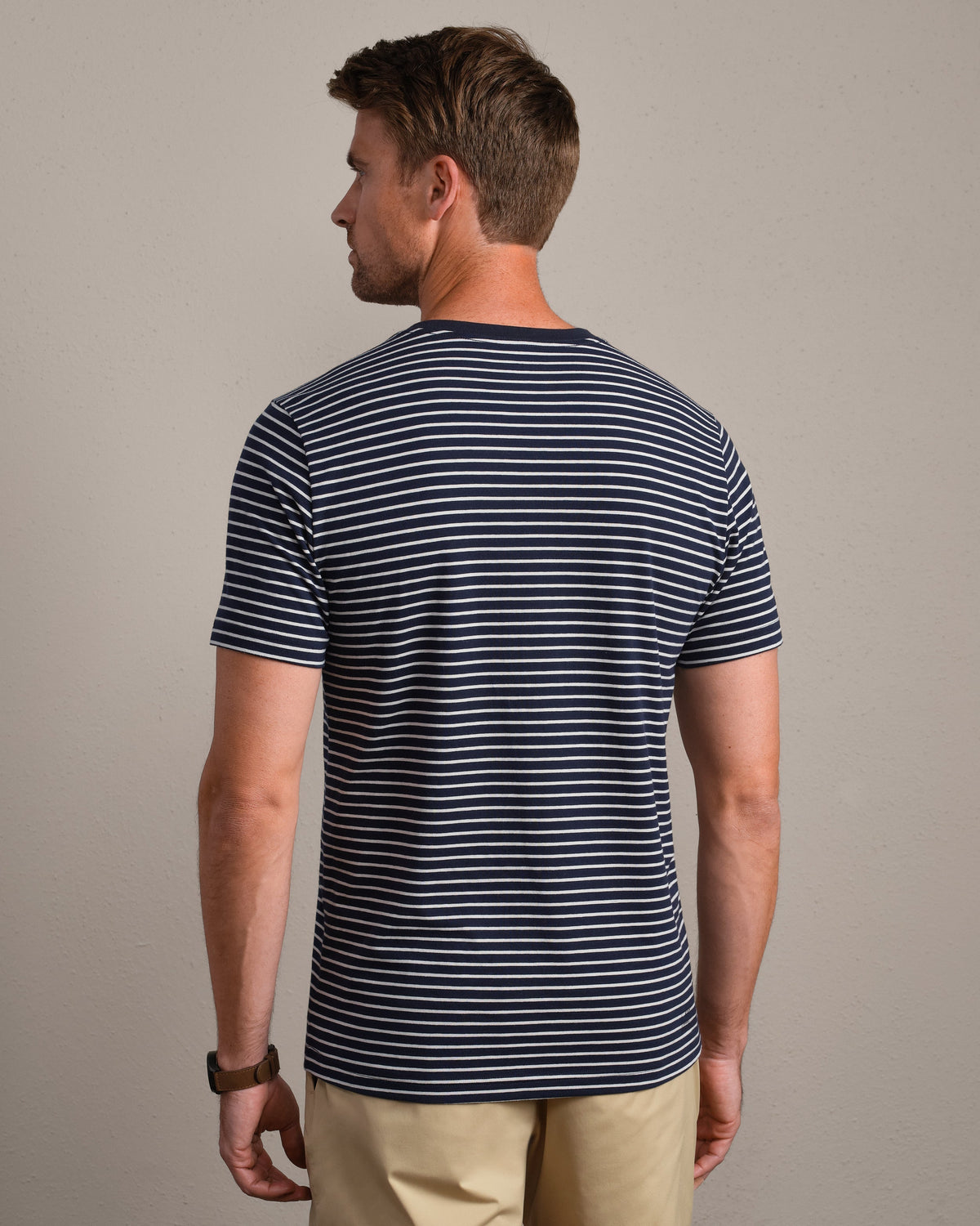 True Navy/Bone Stripe